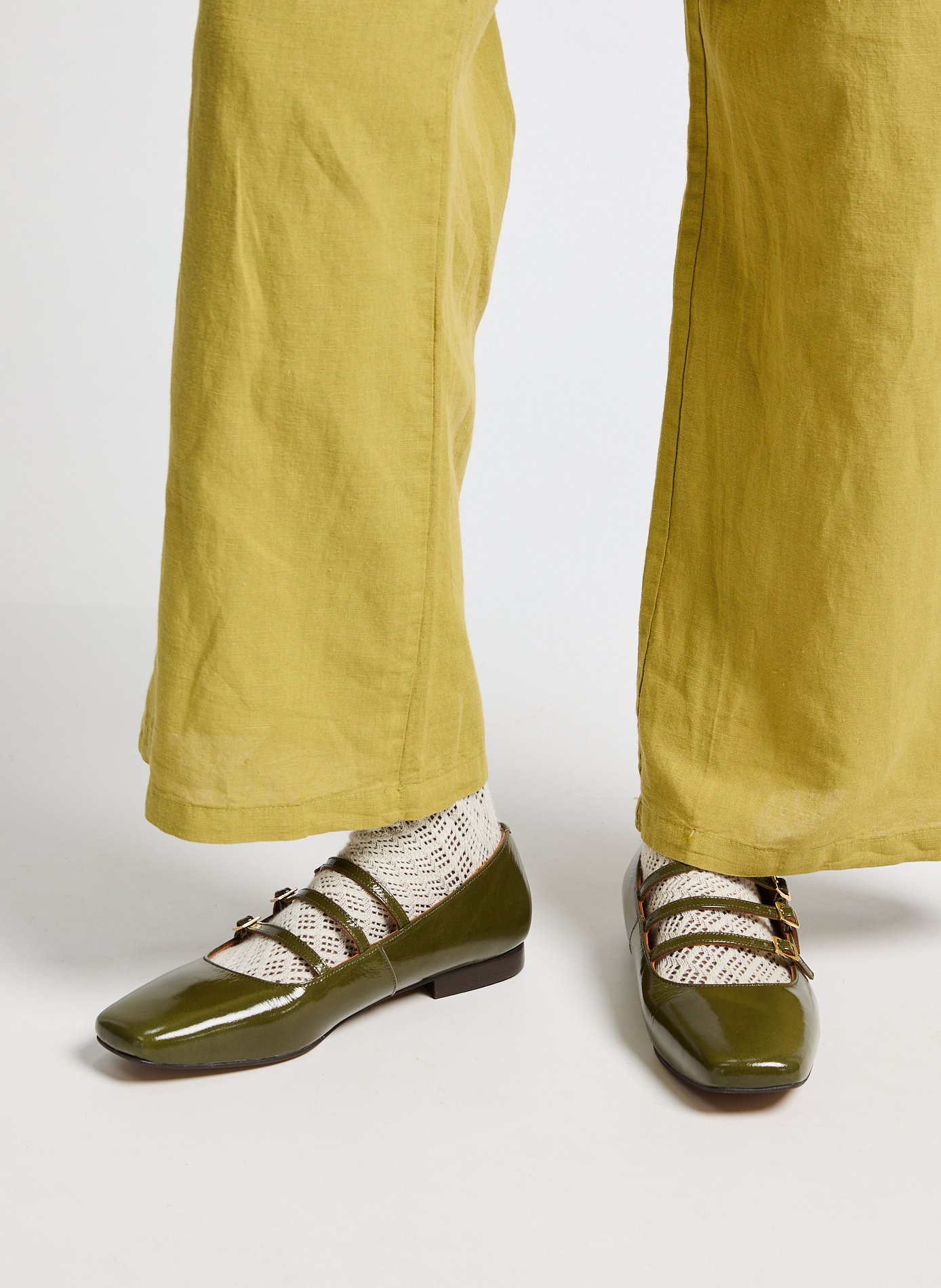 Pantalon en lin et coton  BOBO CHOSES Vert