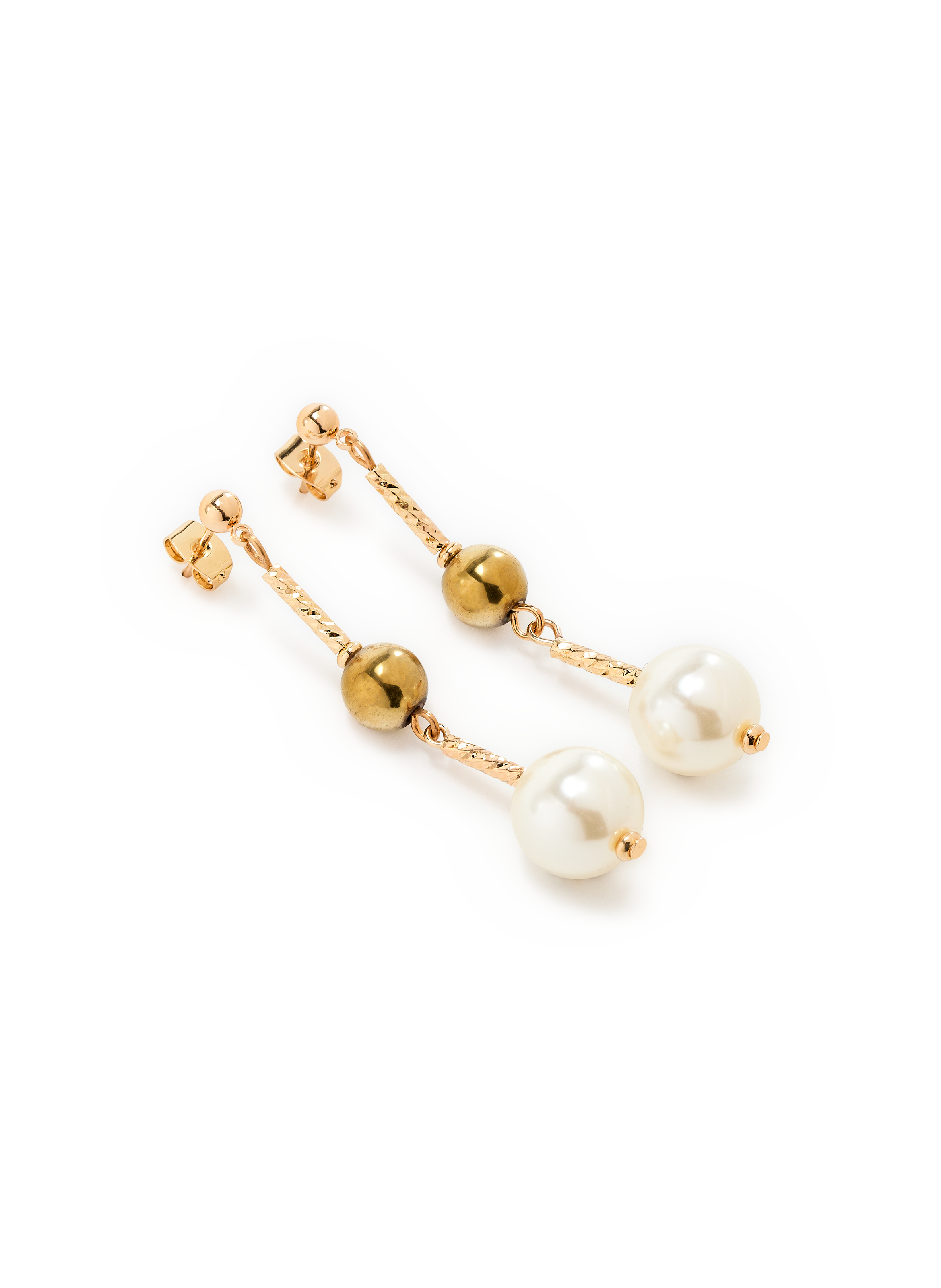 Boucles d'oreille  AU PRINTEMPS PARIS Doré