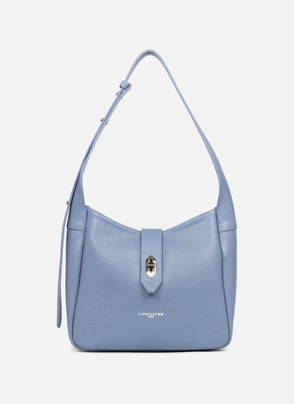 Petit sac seau - top double Bleu by LANCASTER LANCASTER Petit sac seau - top double Bleu