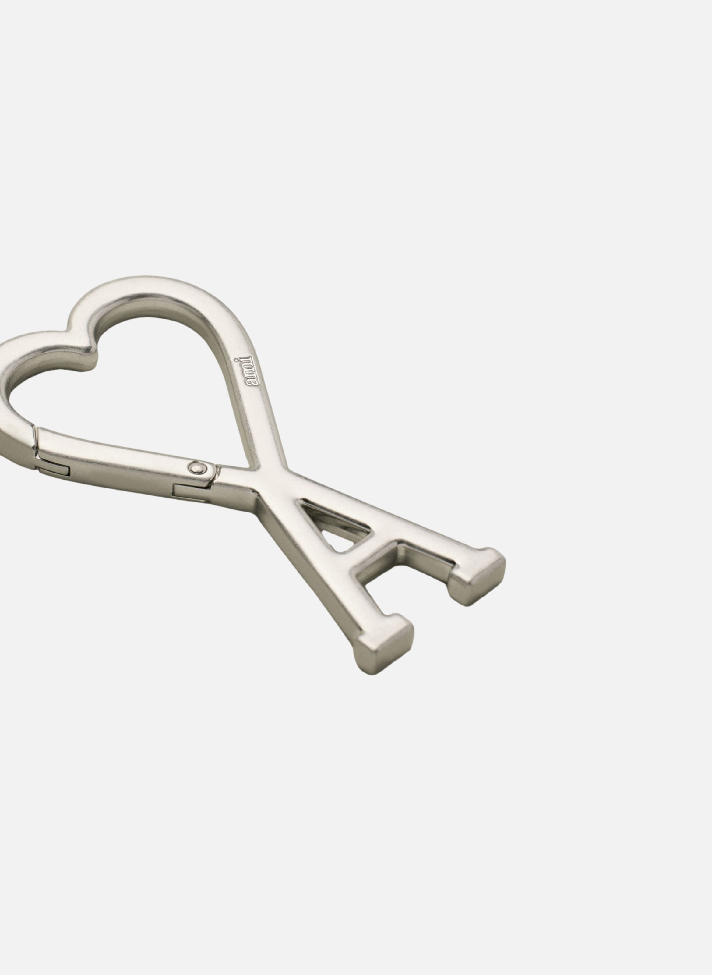 Porte-Clés Mousqueton Ami de Coeur unisexe AMI PARIS Argent