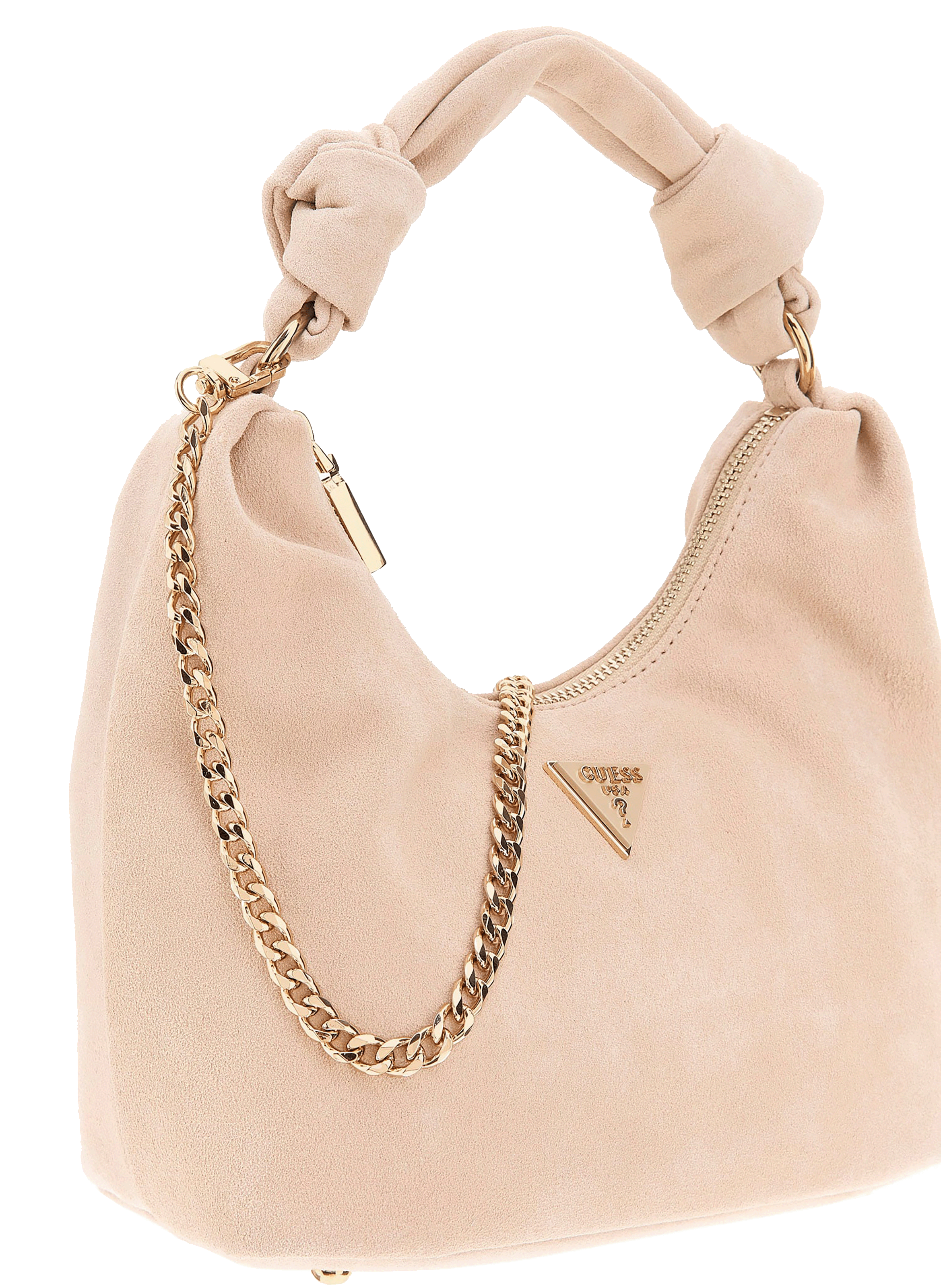 Issota leather handbag GUESS Beige