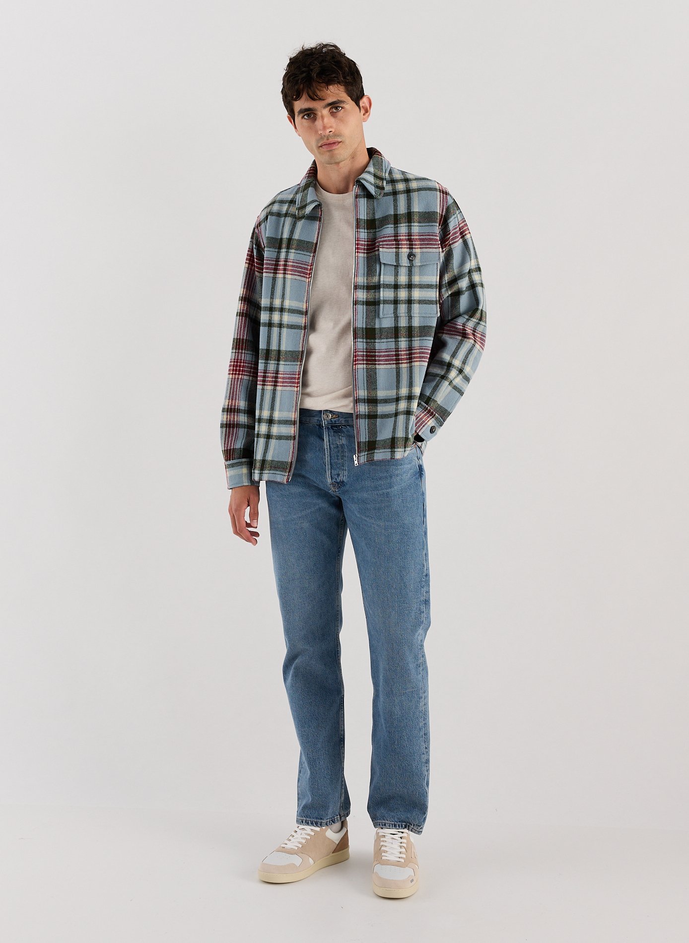 Surchemise à carreaux en laine  CLOSED Bleu