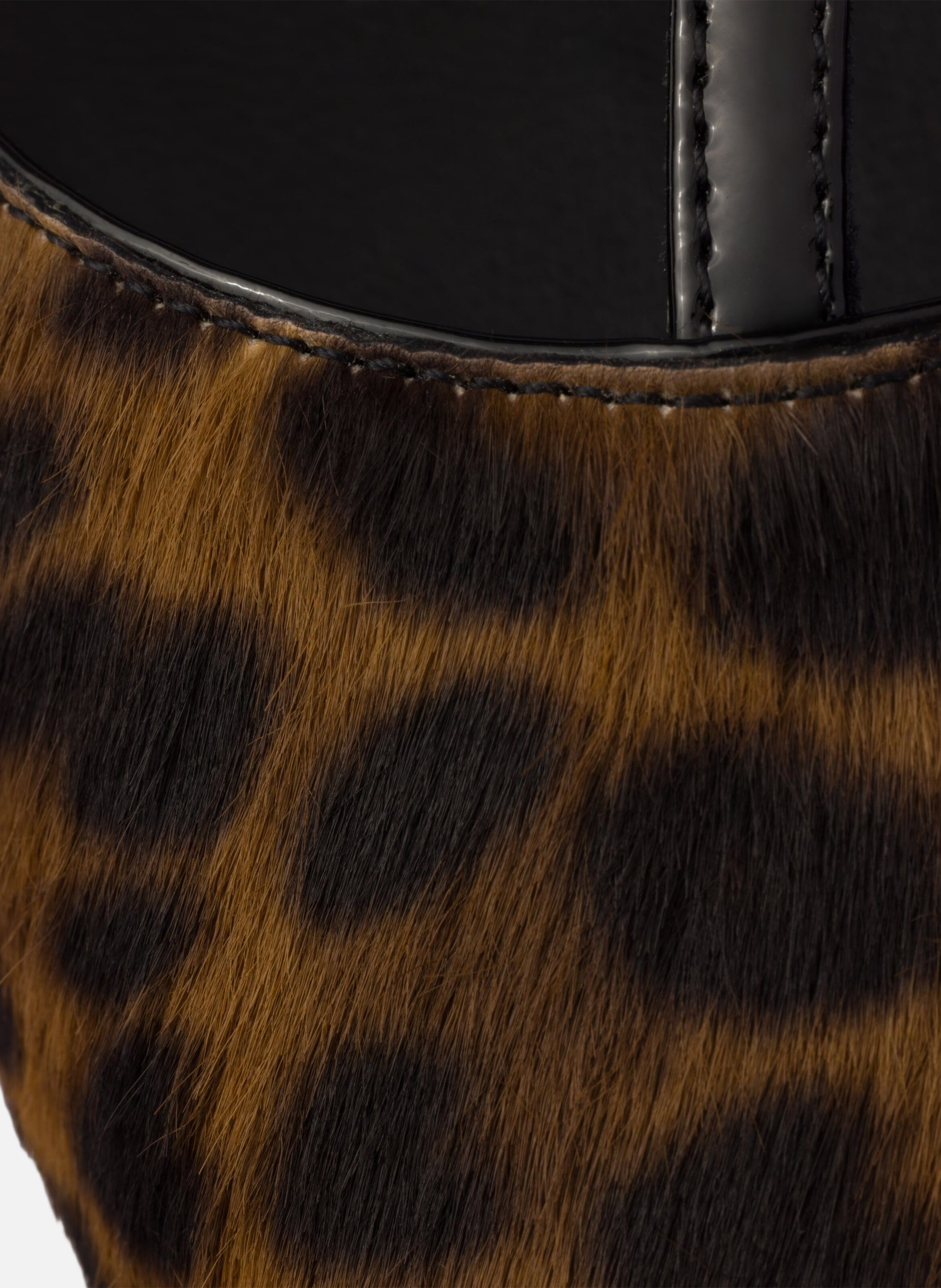 Escarpins à bride arrière en cuir imprimé PRADA Beige