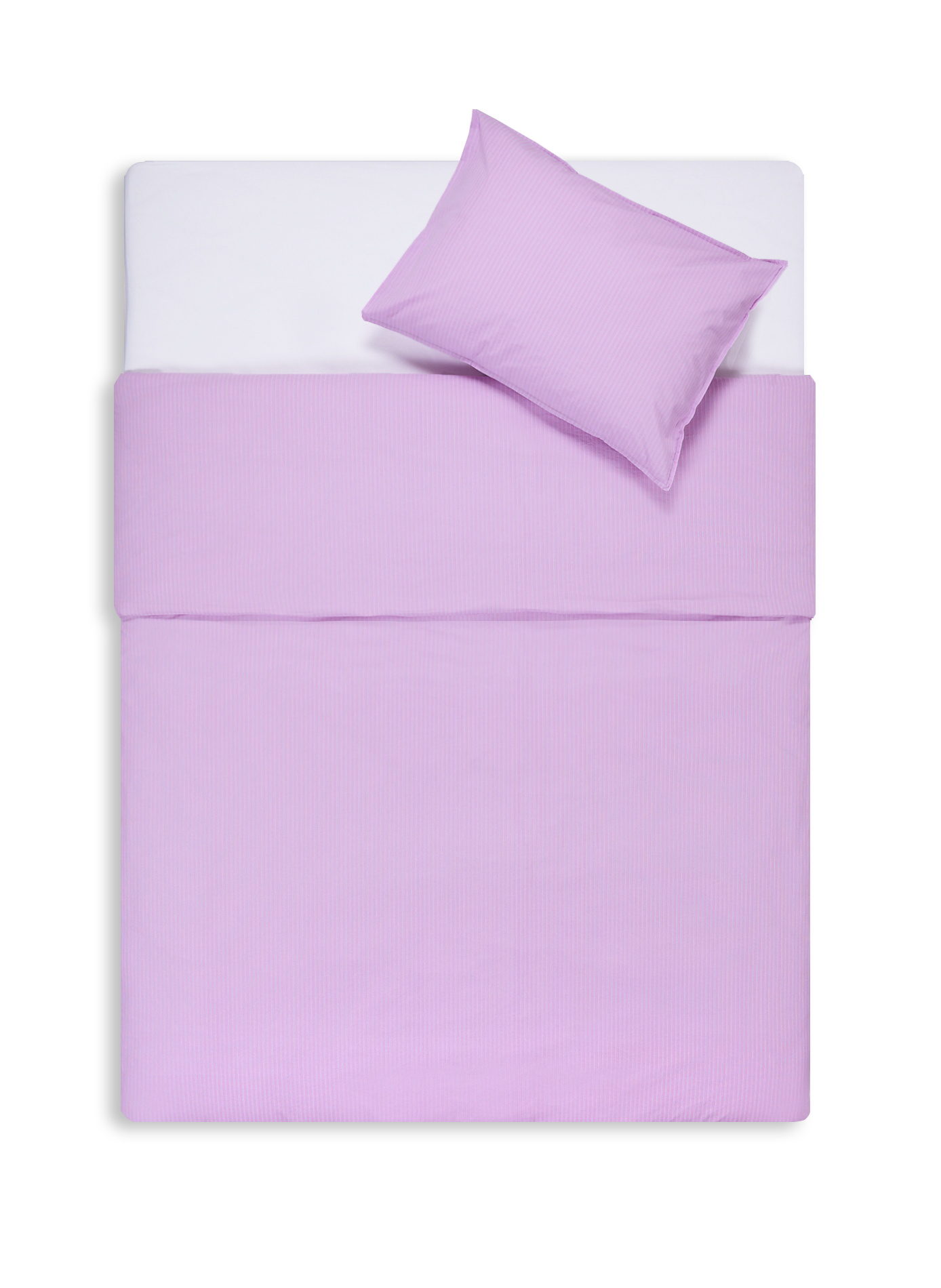 AU PRINTEMPS PARIS Cotton percale duvet cover Pink