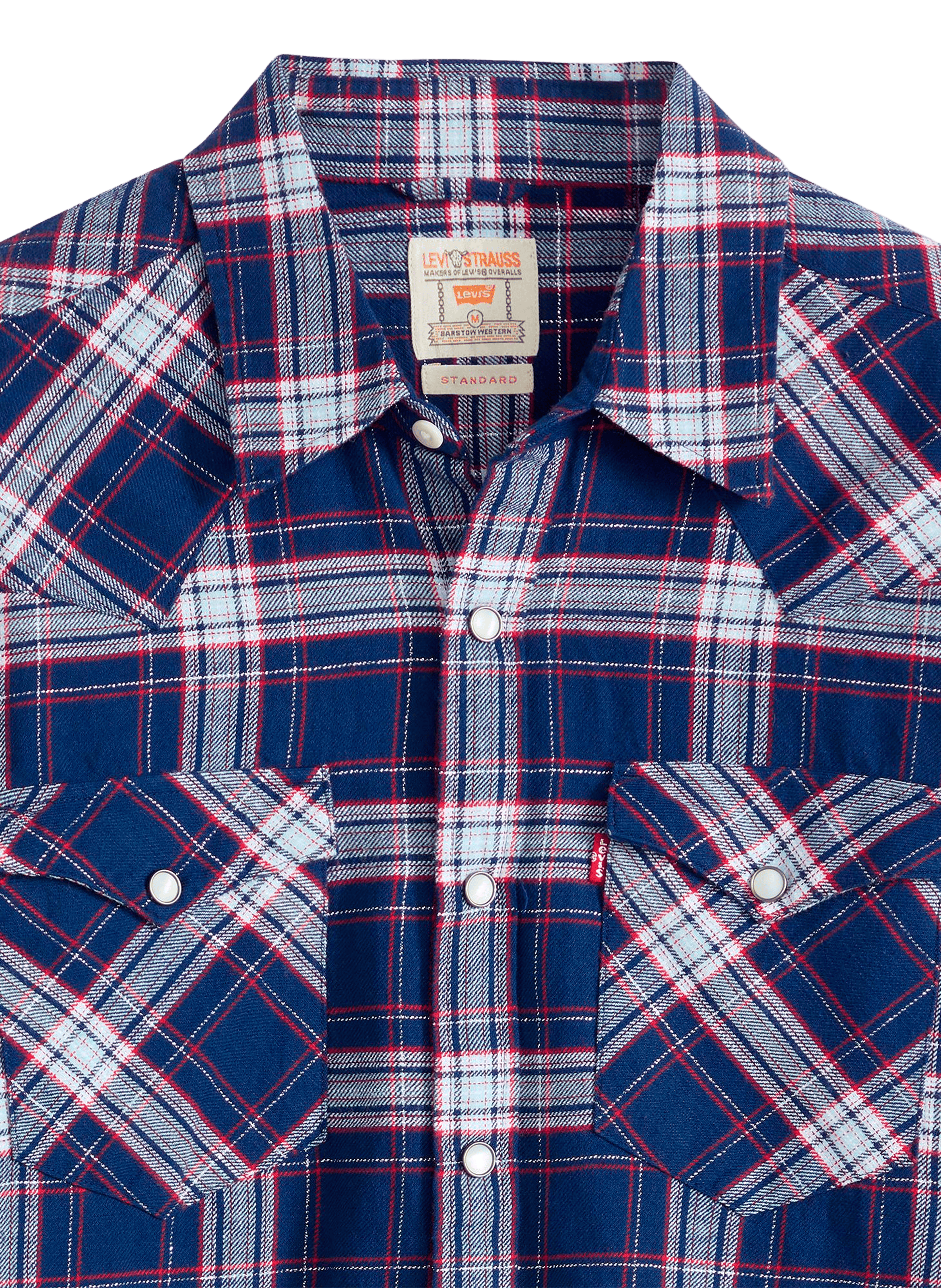 Cotton blend Check Shirt Blue