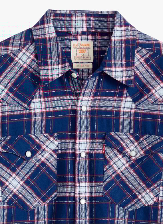 Chemise à carreaux en coton mélangé | Bleu by LEVI'S Chemise à carreaux en coton mélangé Bleu