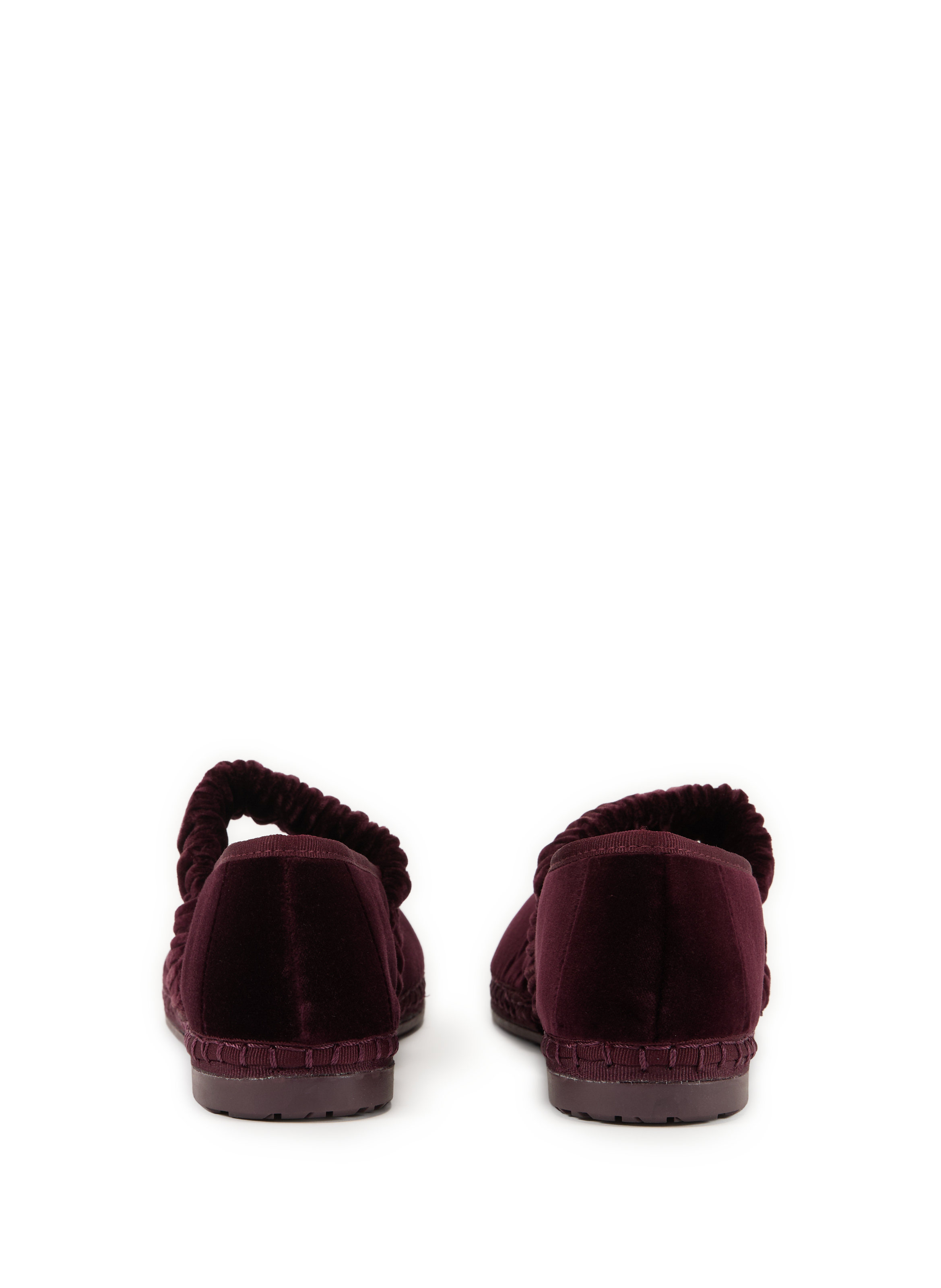 Ballerines en coton mélangé FLABELUS Rouge