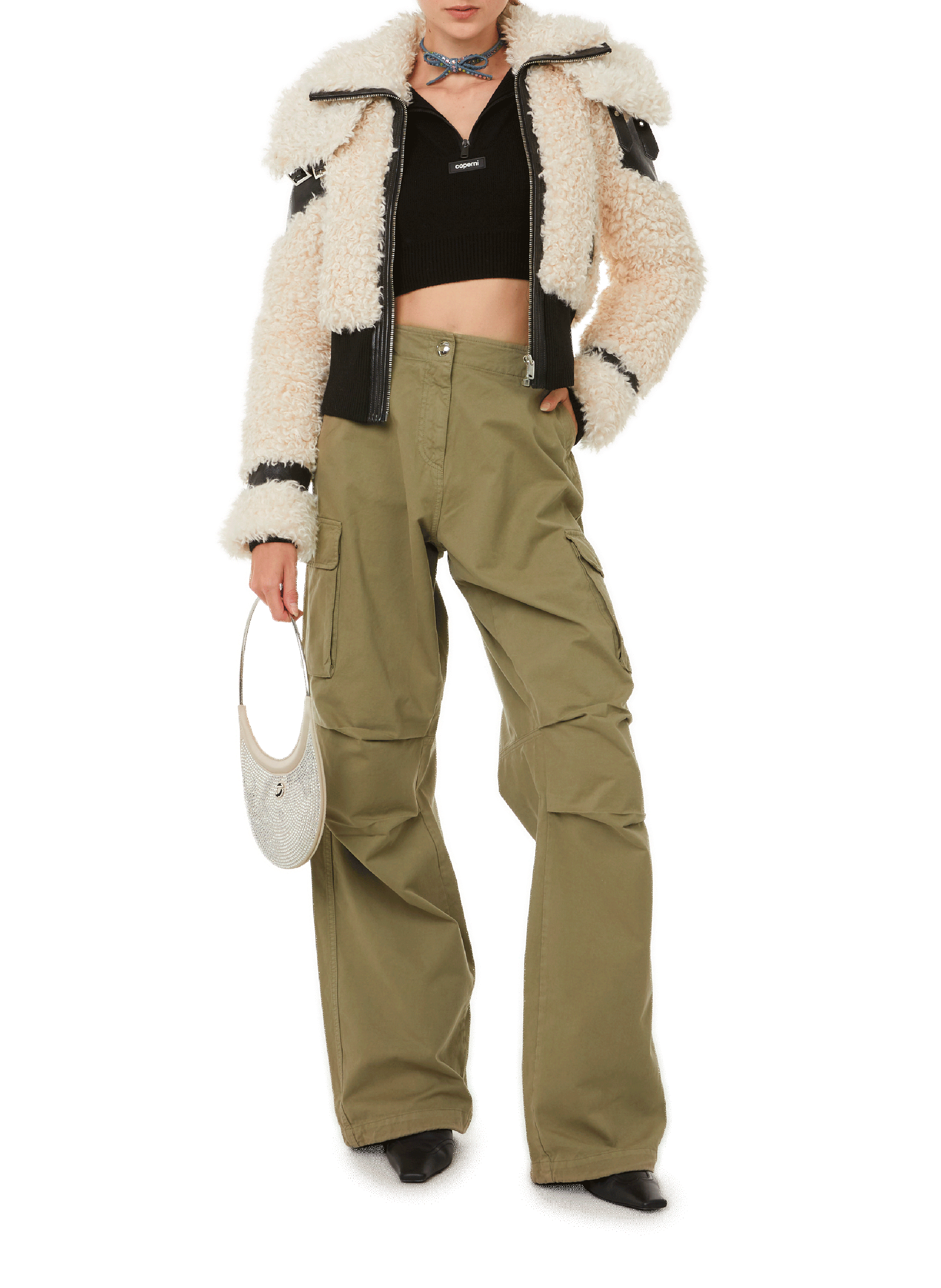 Pantalon cargo en coton  COPERNI Vert