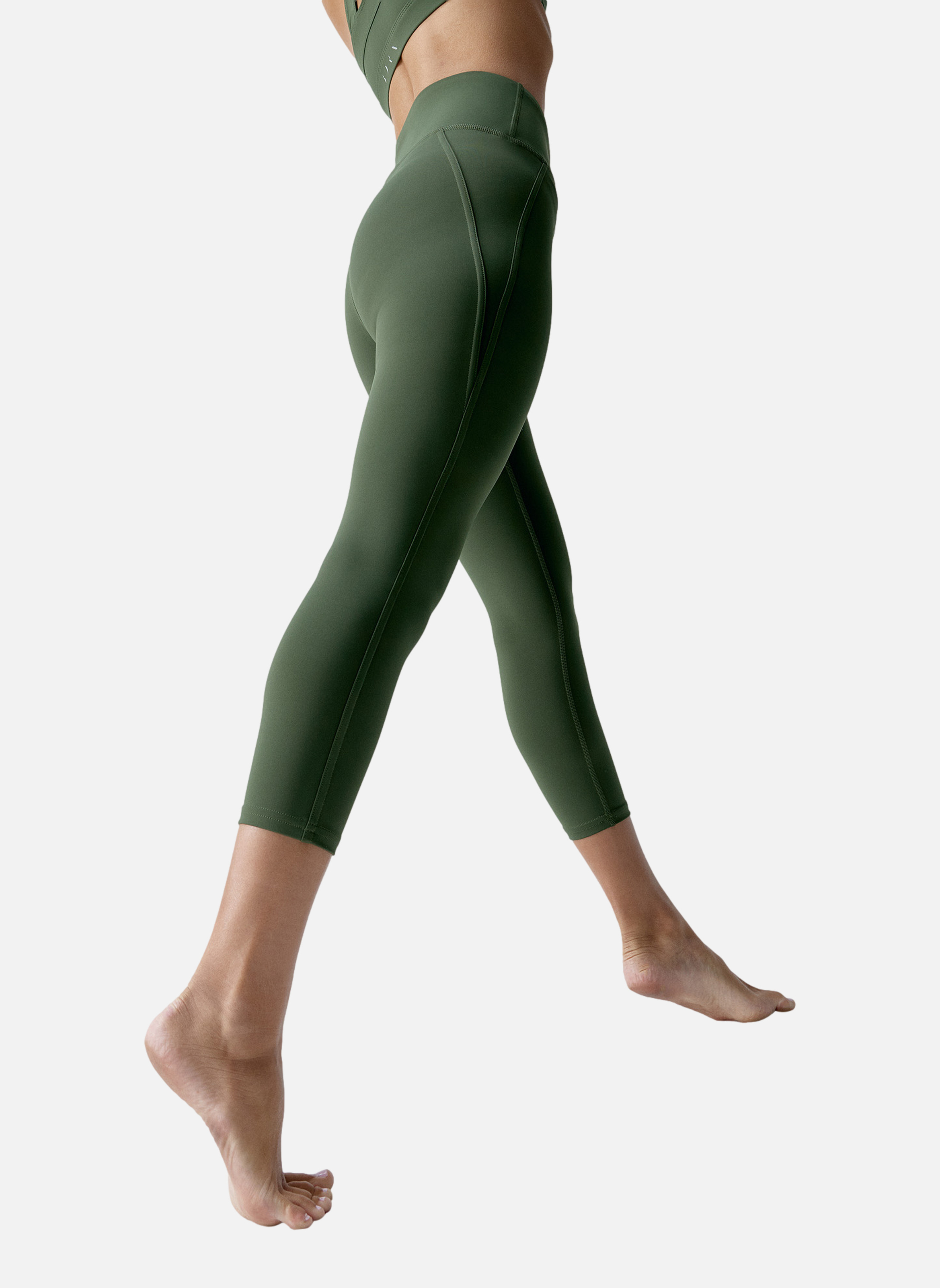 Legging de sport long performance umay BORN LIVING YOGA Kaki