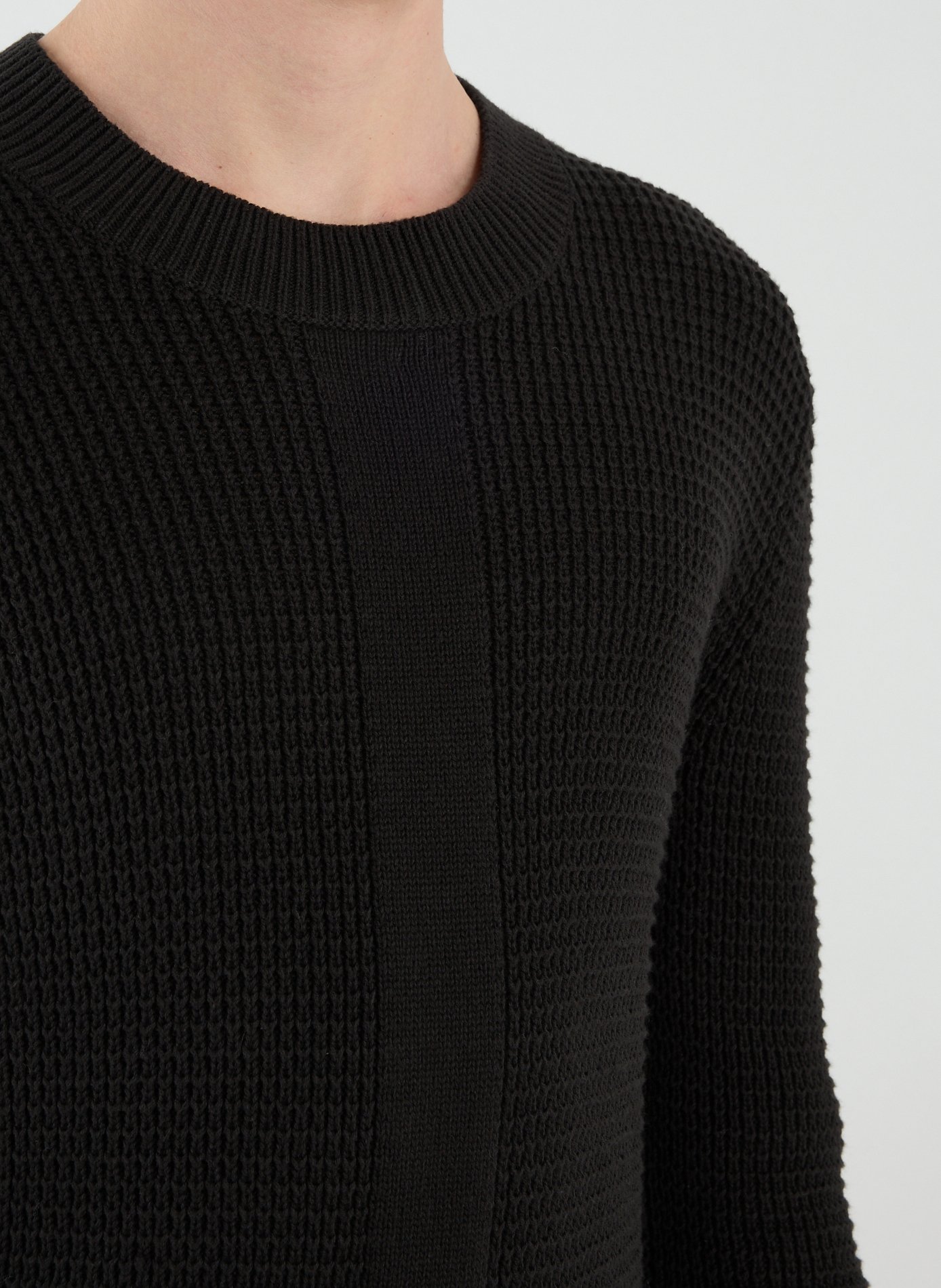 Pull Rune en coton WON HUNDRED Noir