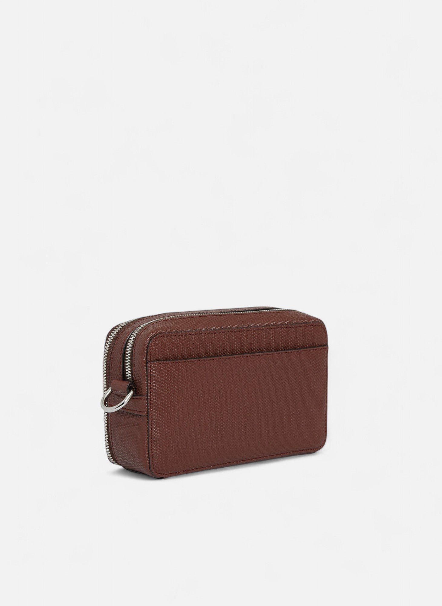 Petite sacoche 2 compartiments emile en cuir signature t LE TANNEUR Marron