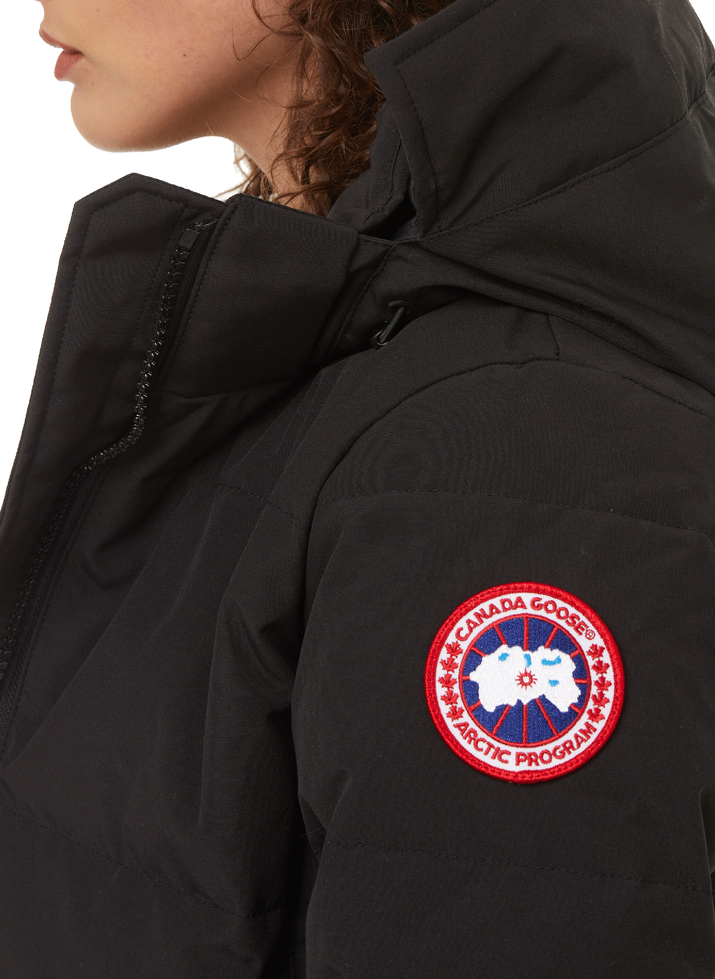 Parka Chelsea en coton CANADA GOOSE Noir