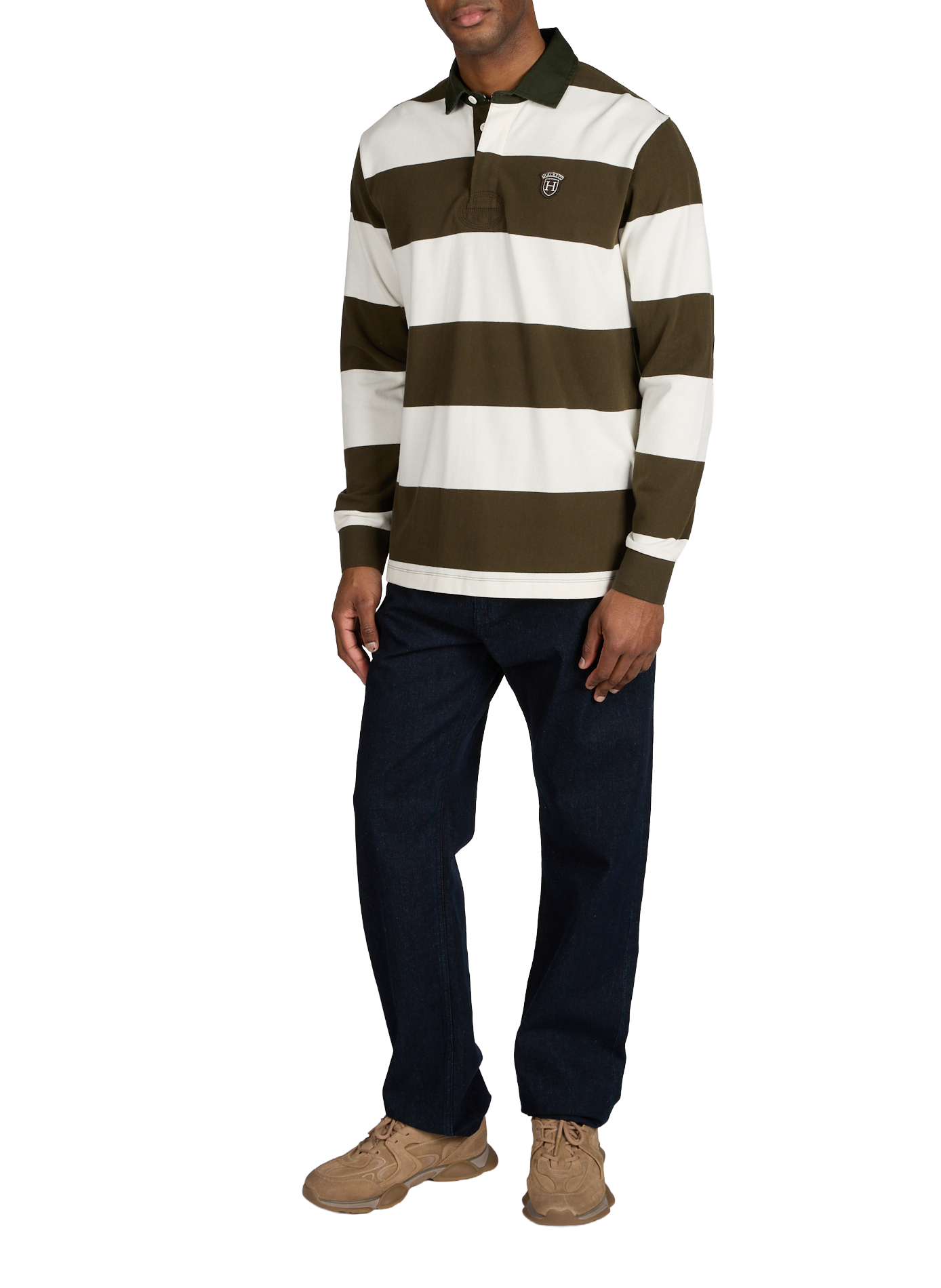 Jean droit en coton 7 FOR ALL MANKIND Bleu