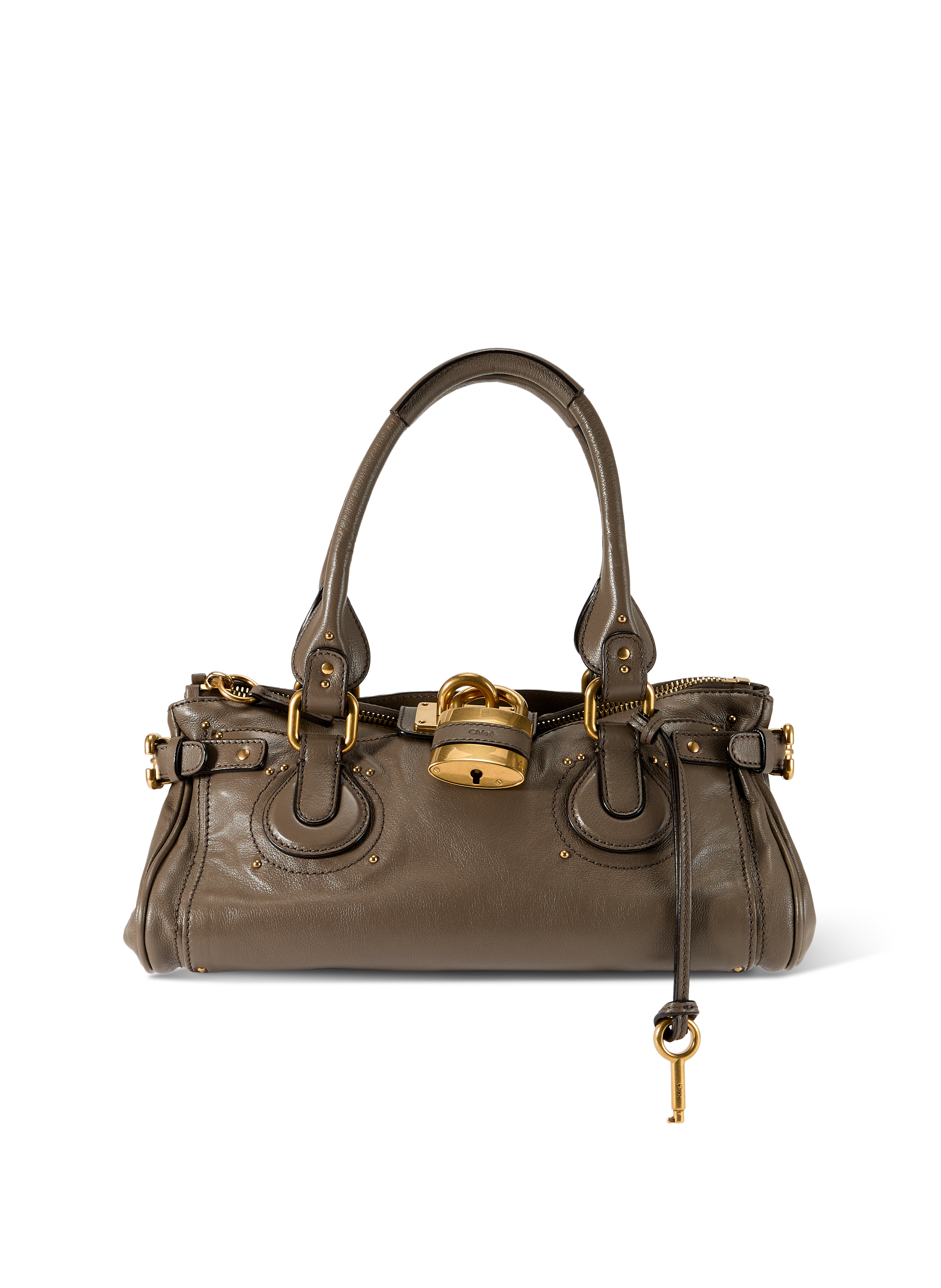 Sac à main en cuir CHLOÉ Gris