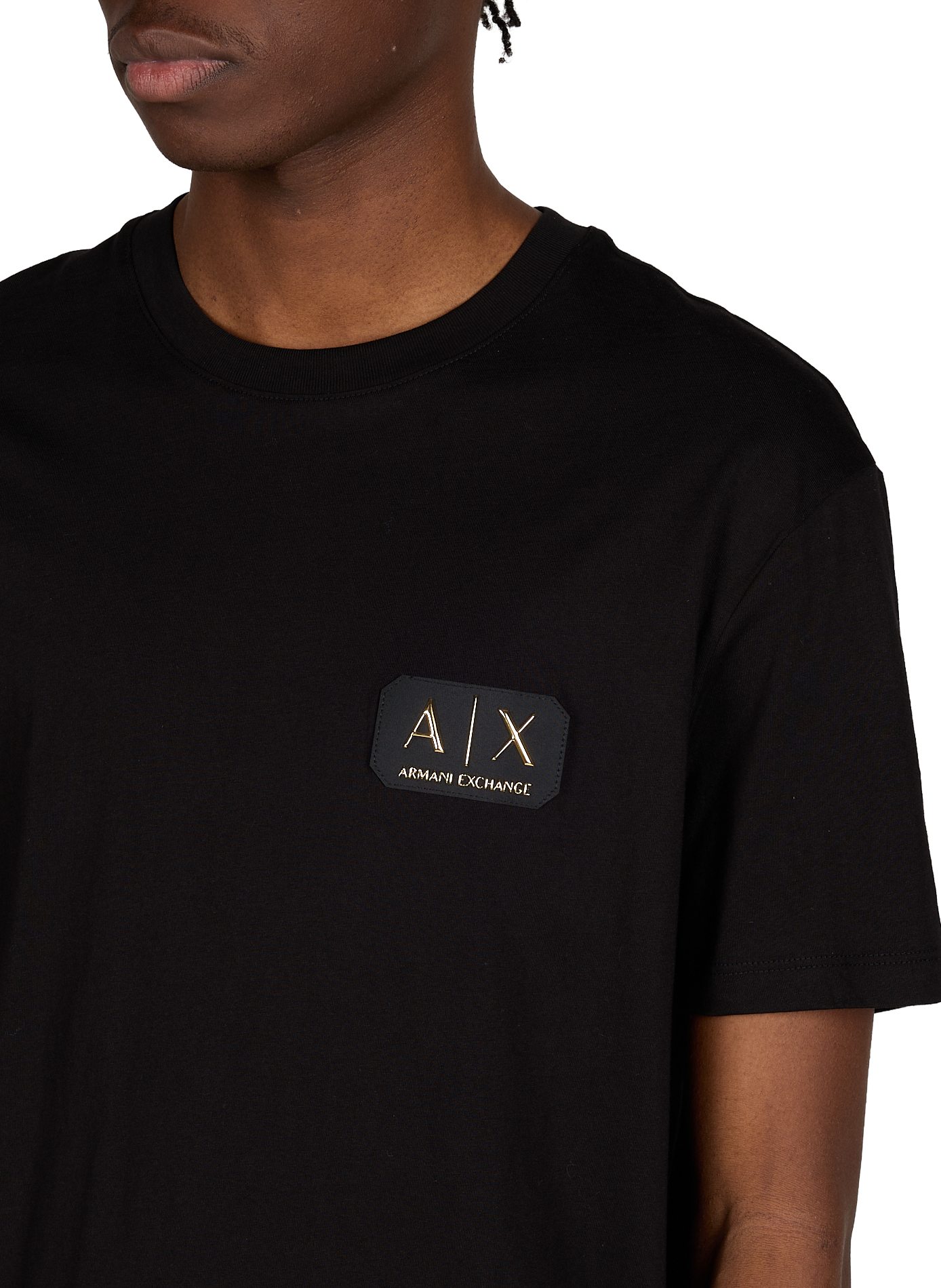 Classic Cotton T-Shirt ARMANI EXCHANGE Black