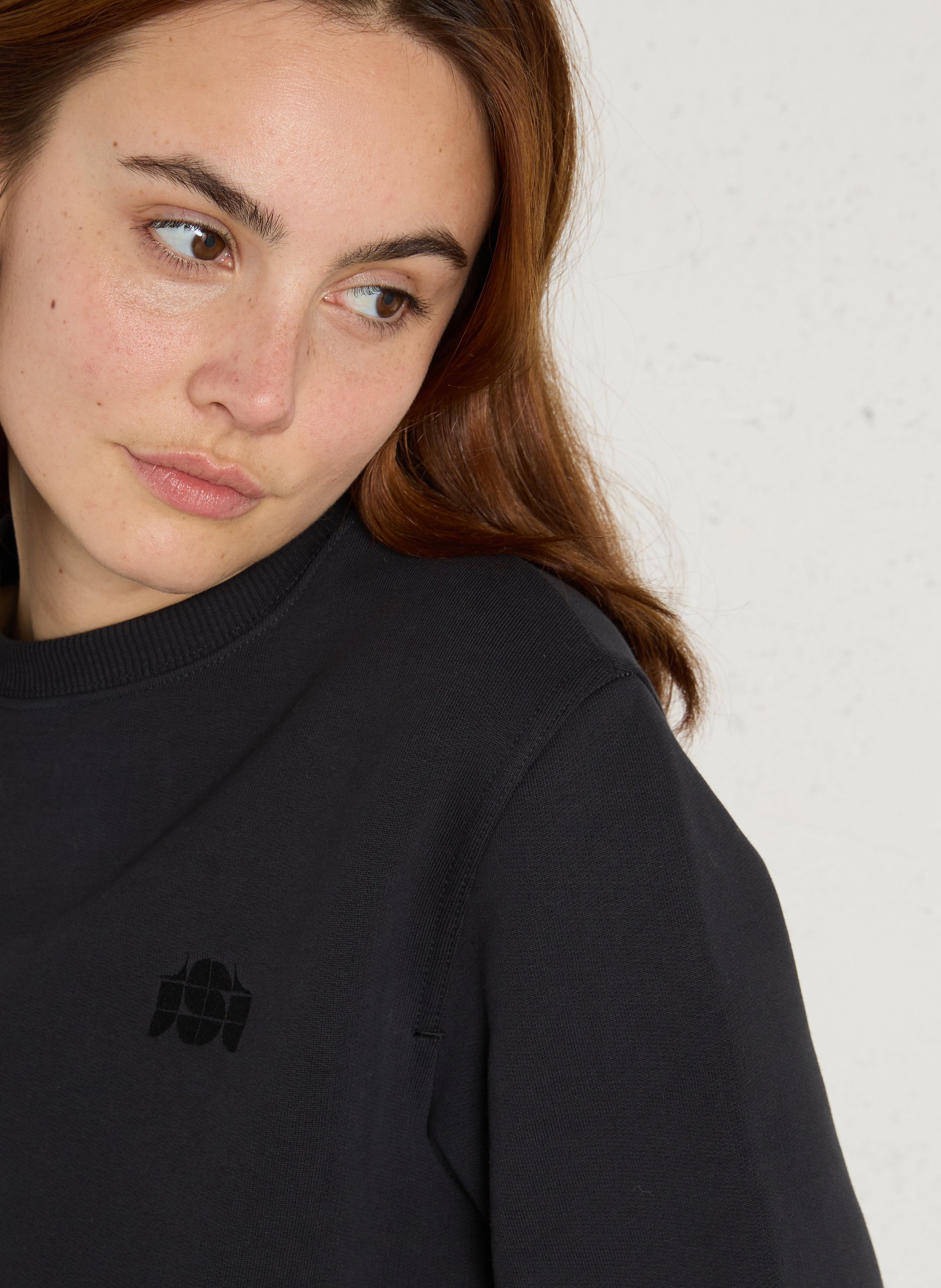 Sweat droit en coton bio Donatien SOEUR Bleu