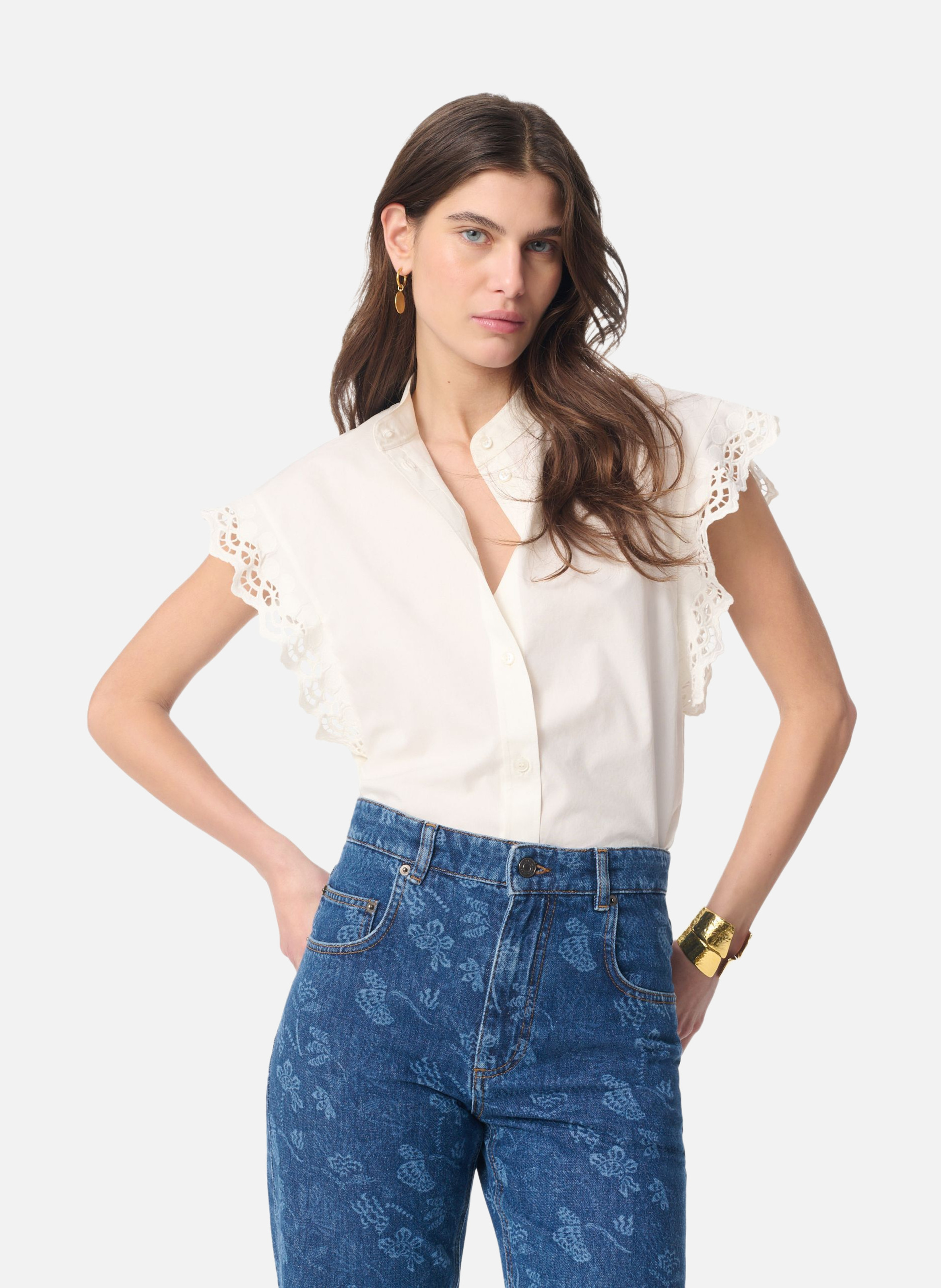 Blouse Gifty VANESSA BRUNO Blanc