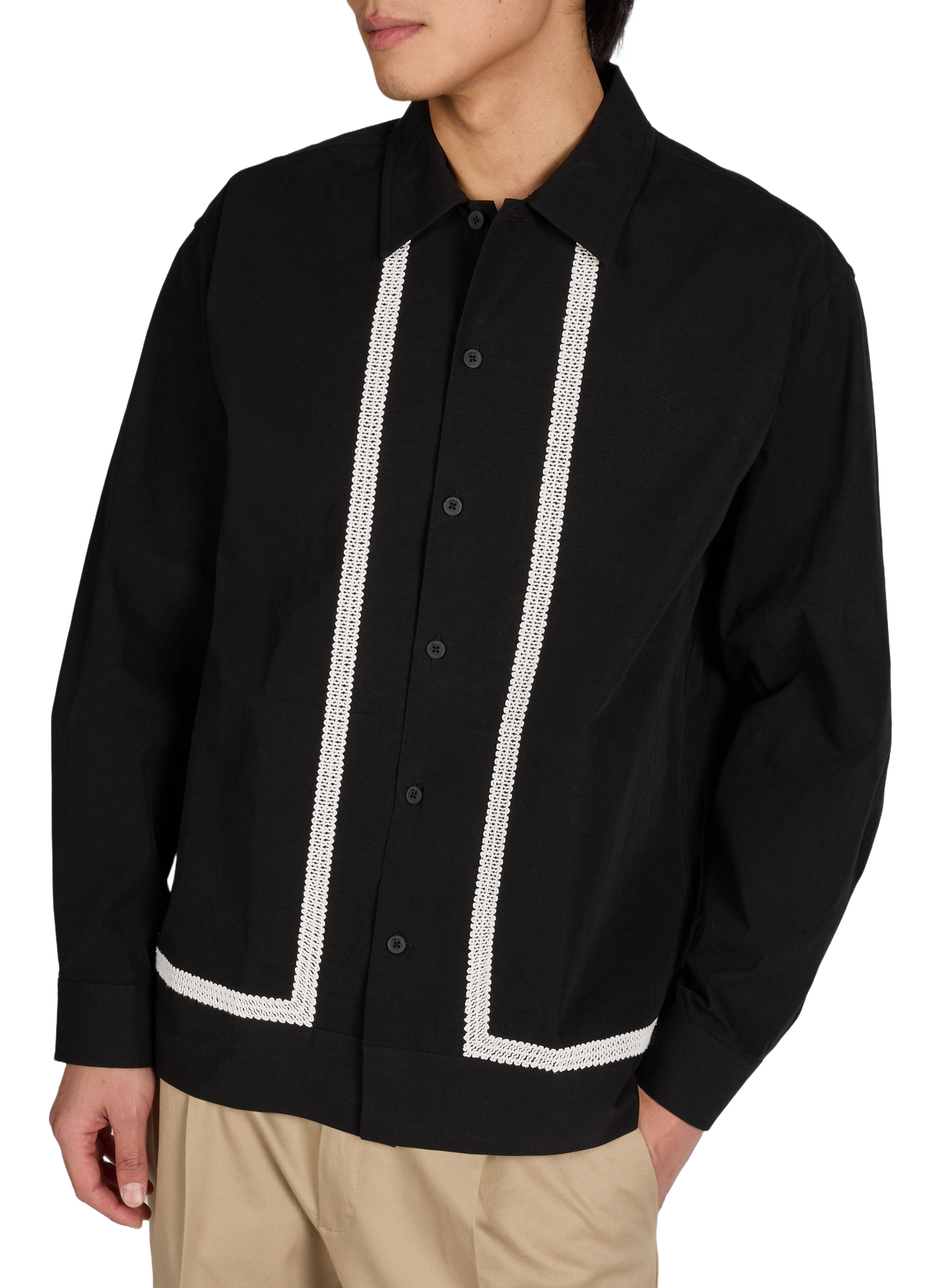Cotton shirt NN.07 Black