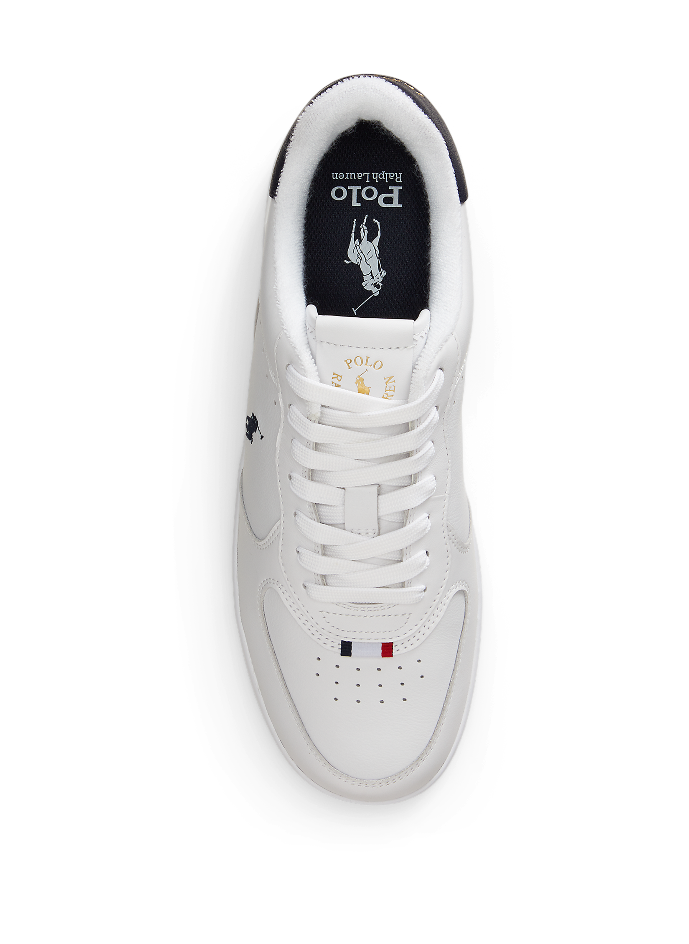 Low-top cow leather sneakers POLO RALPH LAUREN White