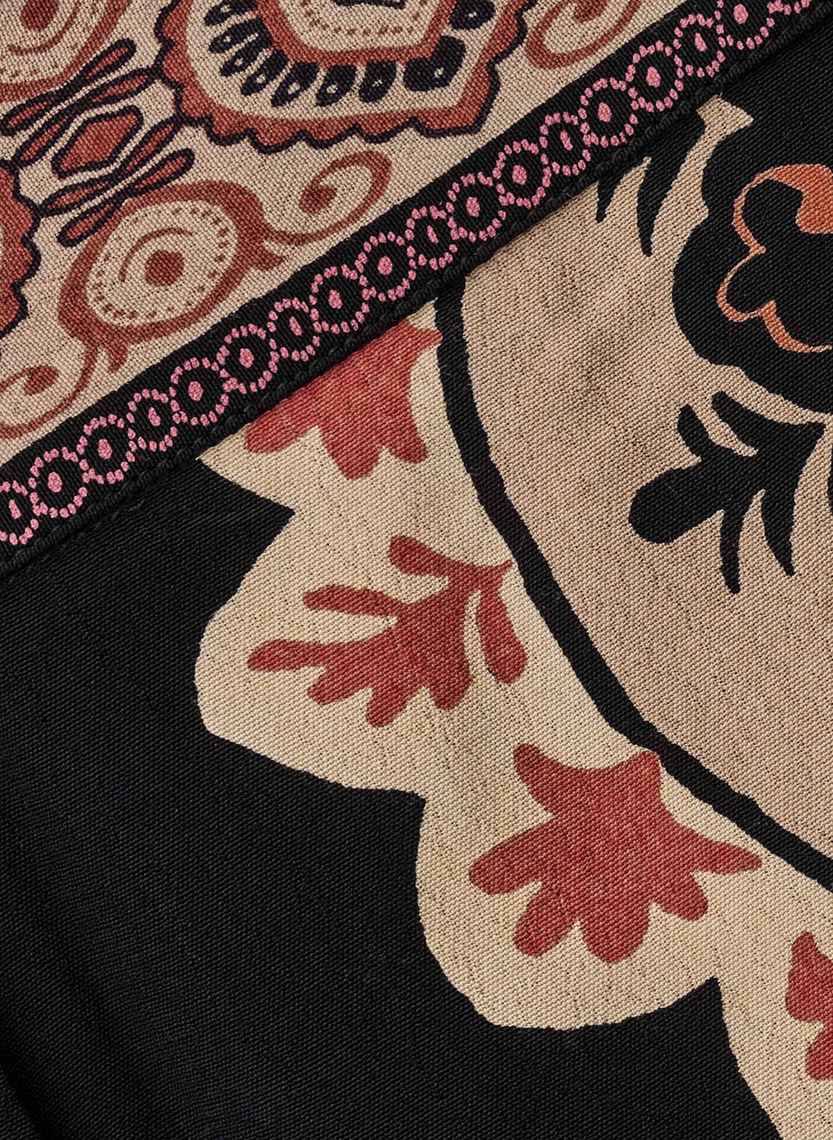 Pantalon large taille haute valla BA&SH Noir