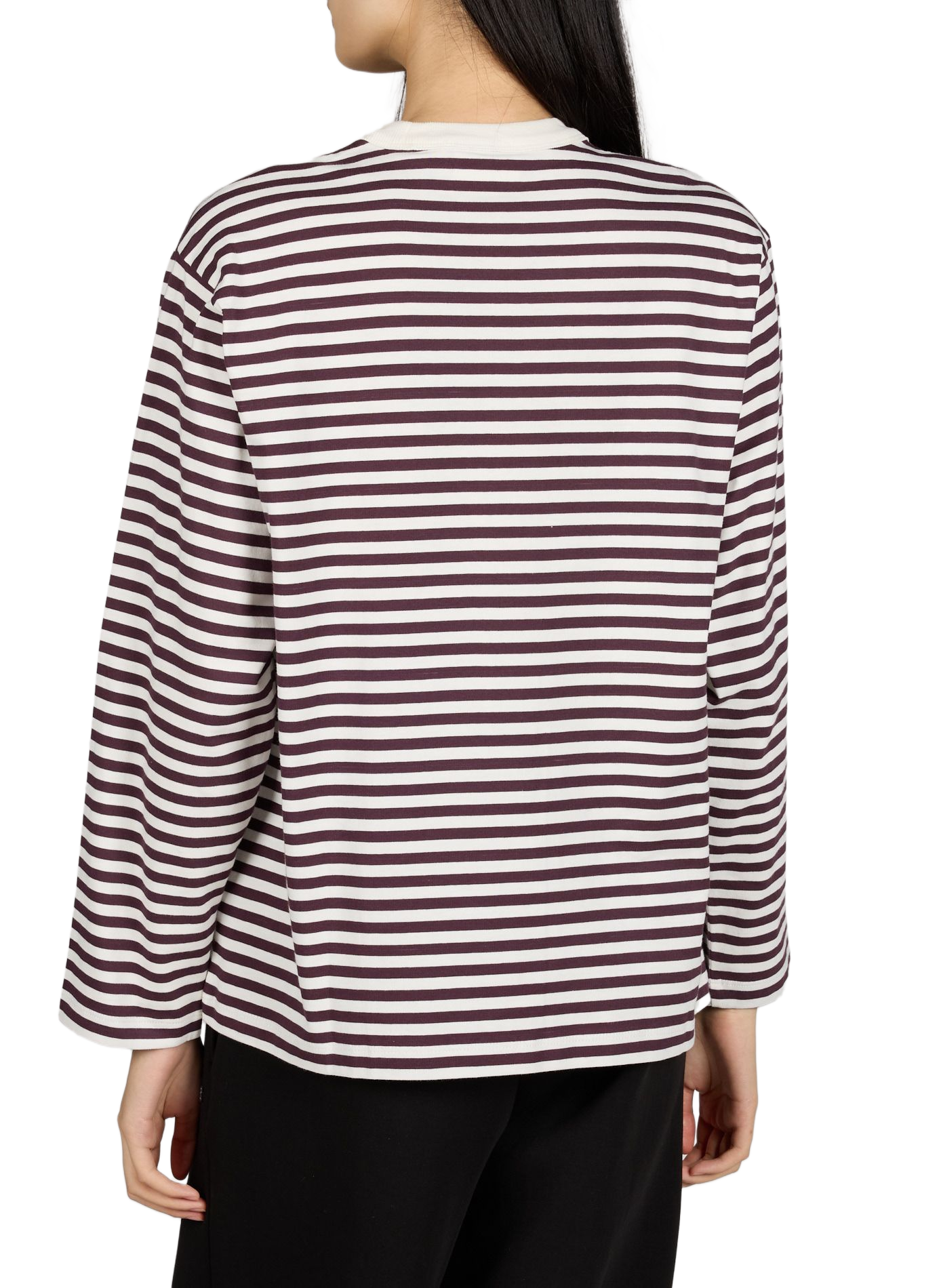 T-shirt manches longues à rayures en coton CARHARTT WIP Multicolore