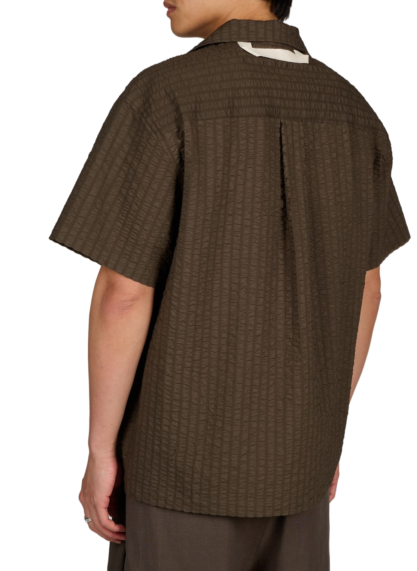 Camisa de mangas cortas texturizada MERELY MADE Verde