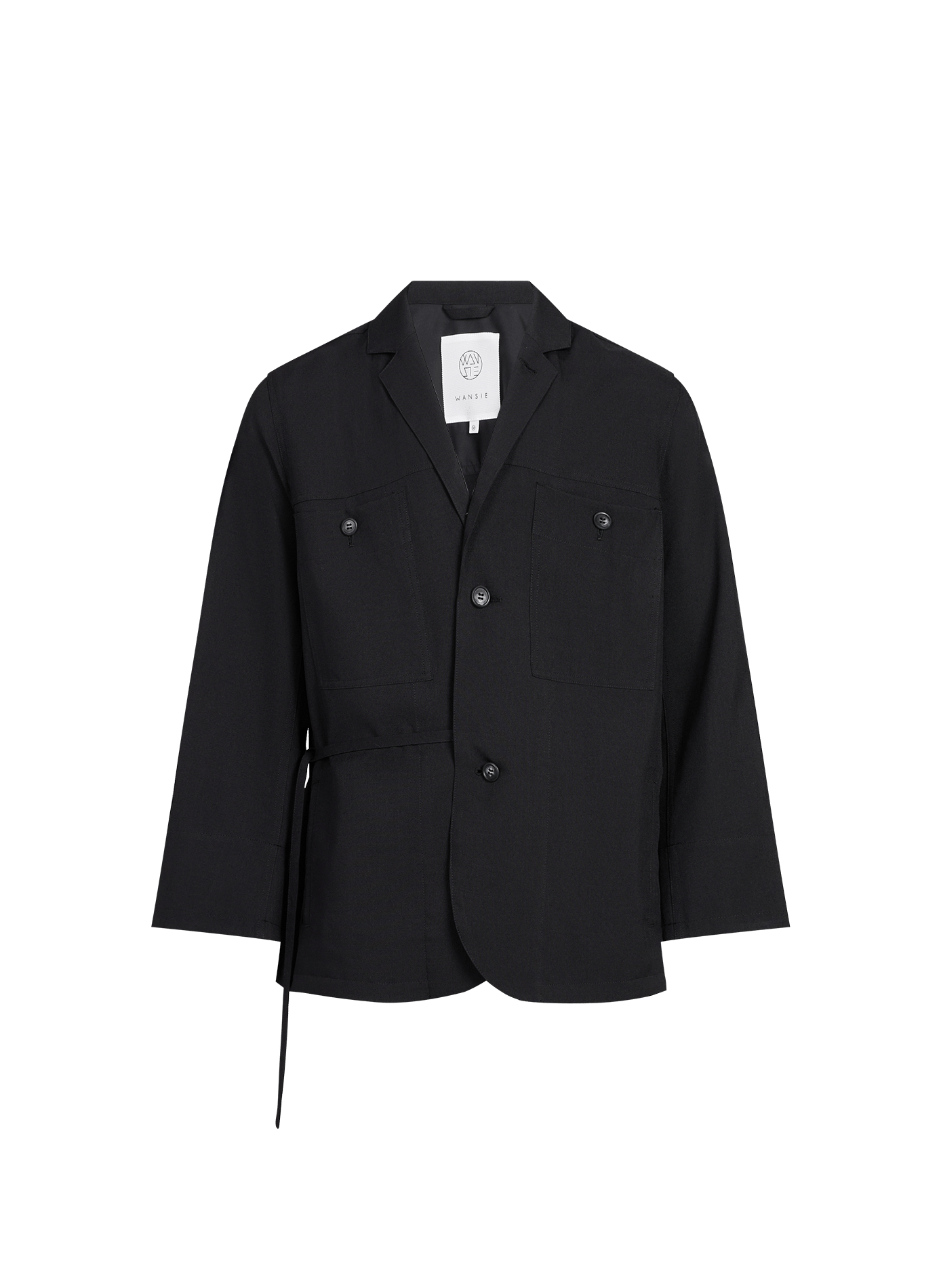V-neck blazer WANSIE Black