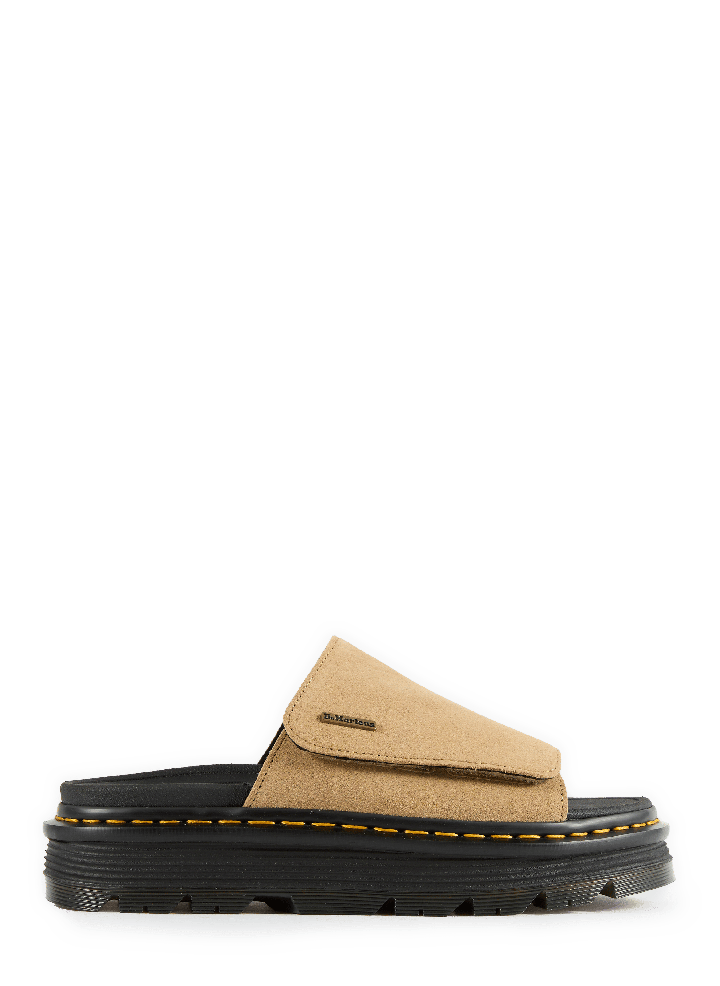 Sandales Zebzag en cuir suédé DR. MARTENS Beige