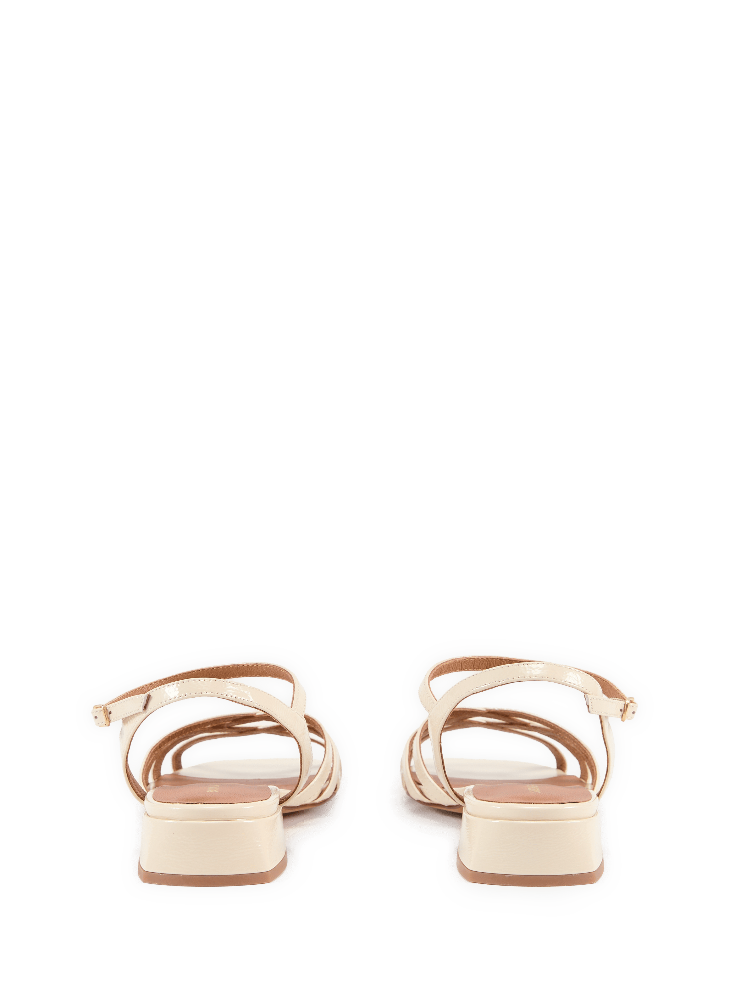 Multi-strap leather sandals  SAISON 1865 Beige