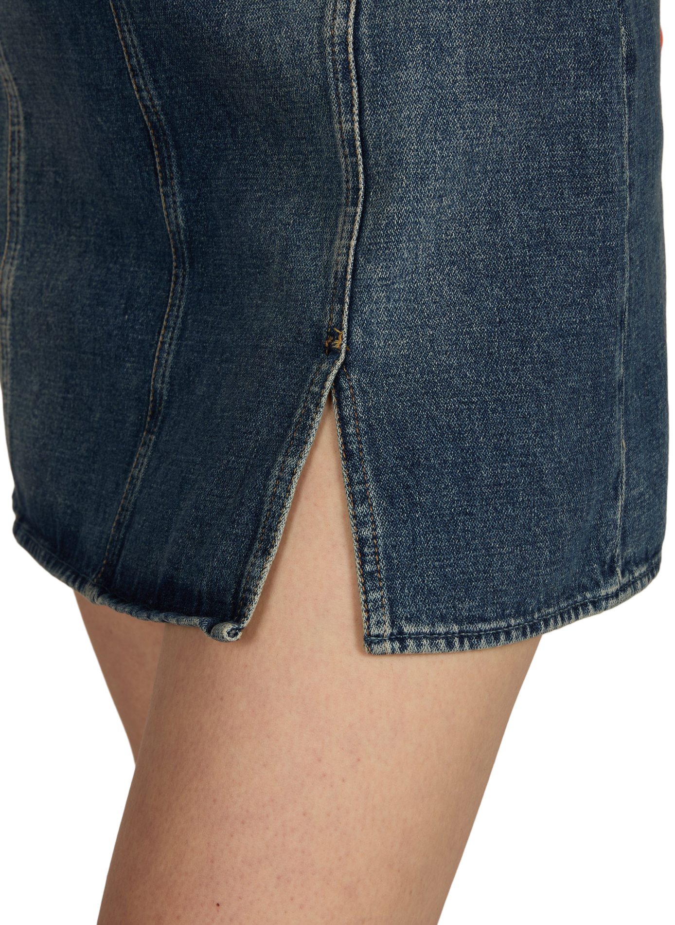 Short dress with a back neckline in cotton OUR LEGACY Blue