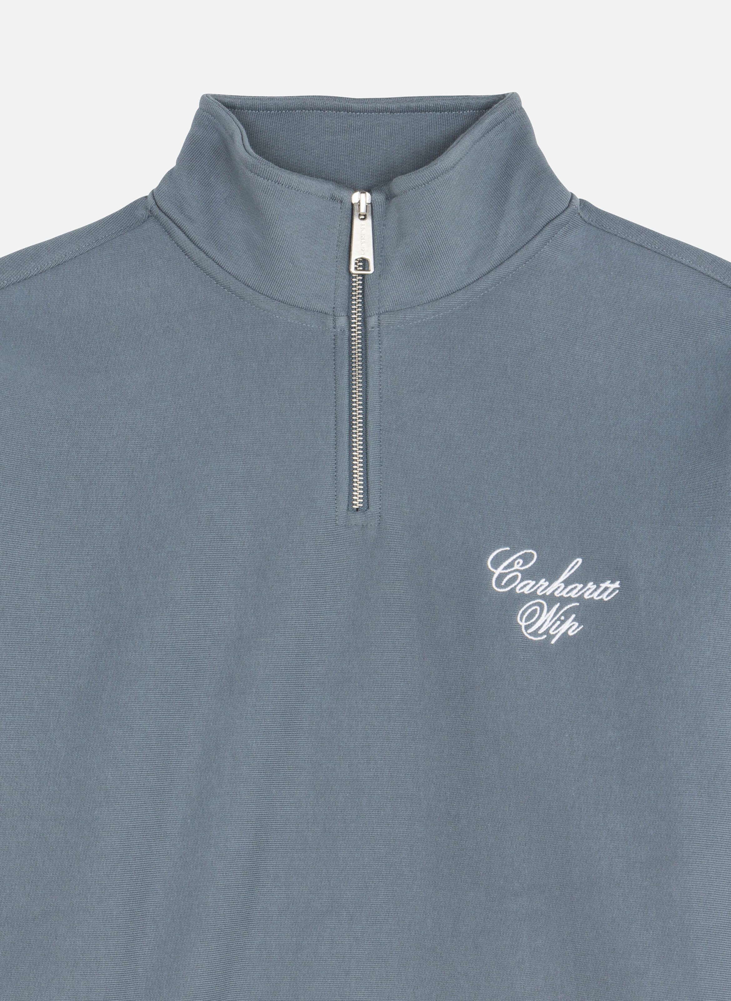 Sweat zippé longhand half zip sweat CARHARTT WIP Bleu