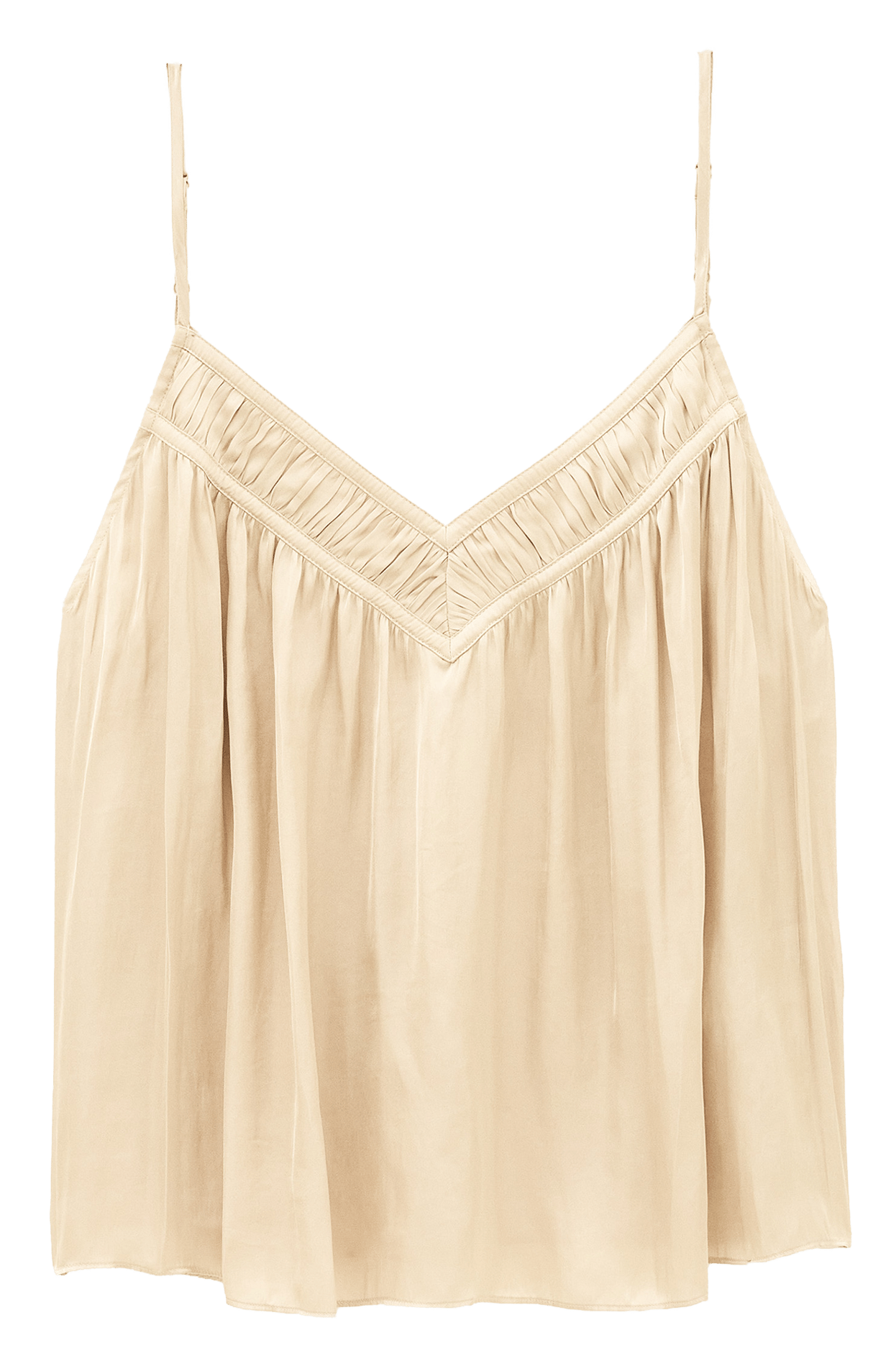 Top oversized V-hals Clovis | Beige BA&SH Dames