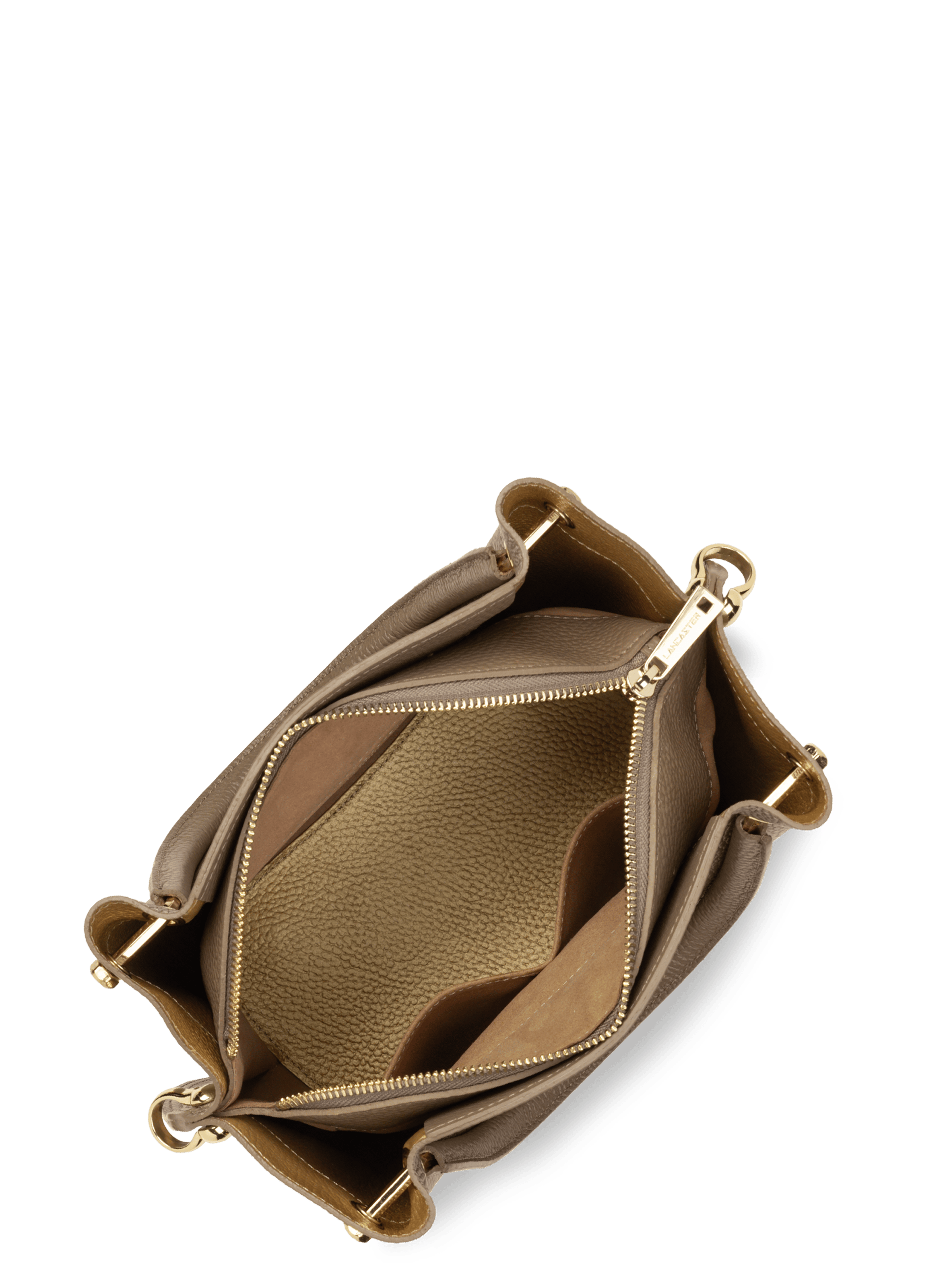 Sac à main - foulonné double louisa | Marron LANCASTER Femme