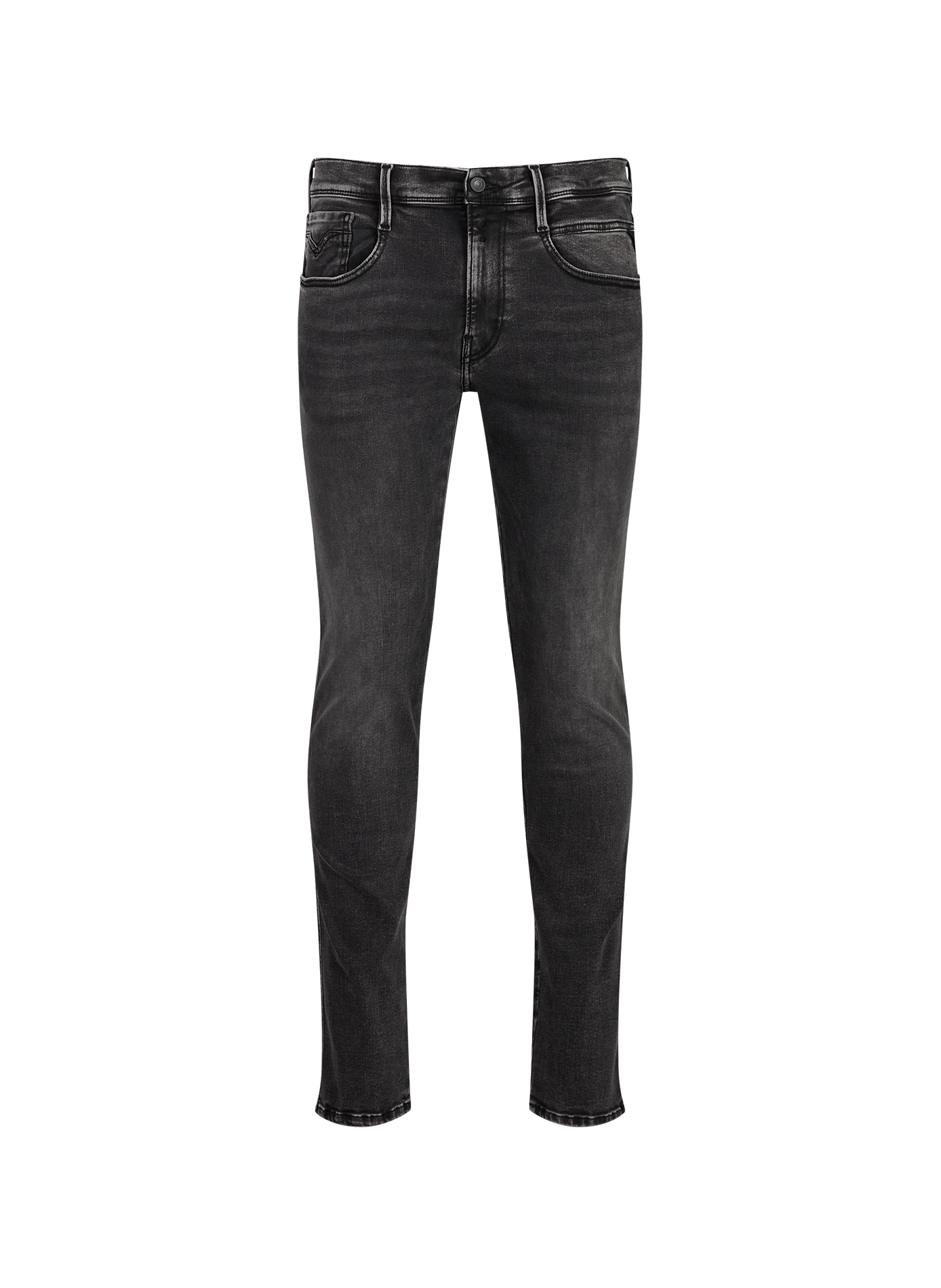 Cotton skinny jeans REPLAY Grey