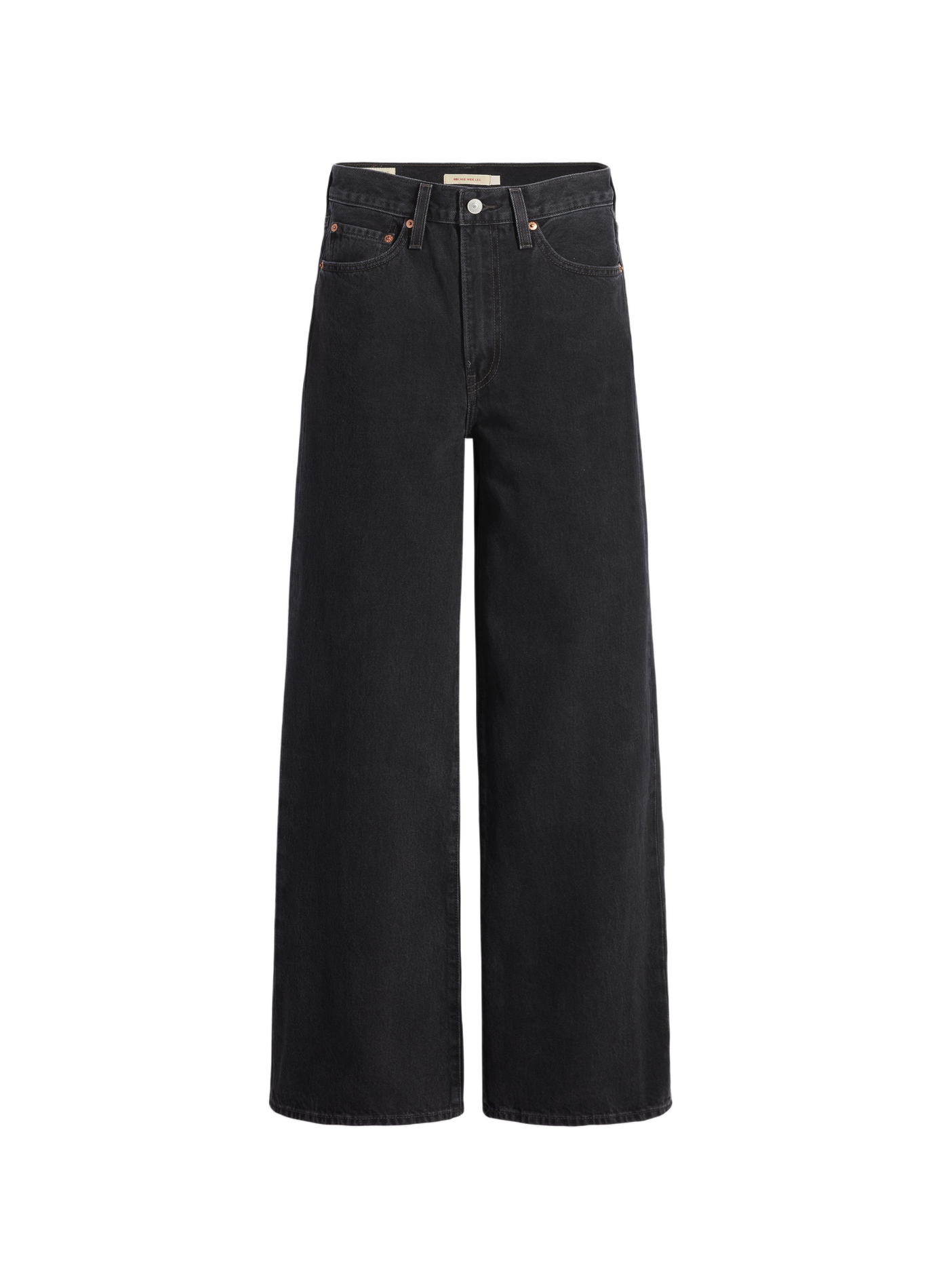 Wide cotton jeans LEVI'S Black