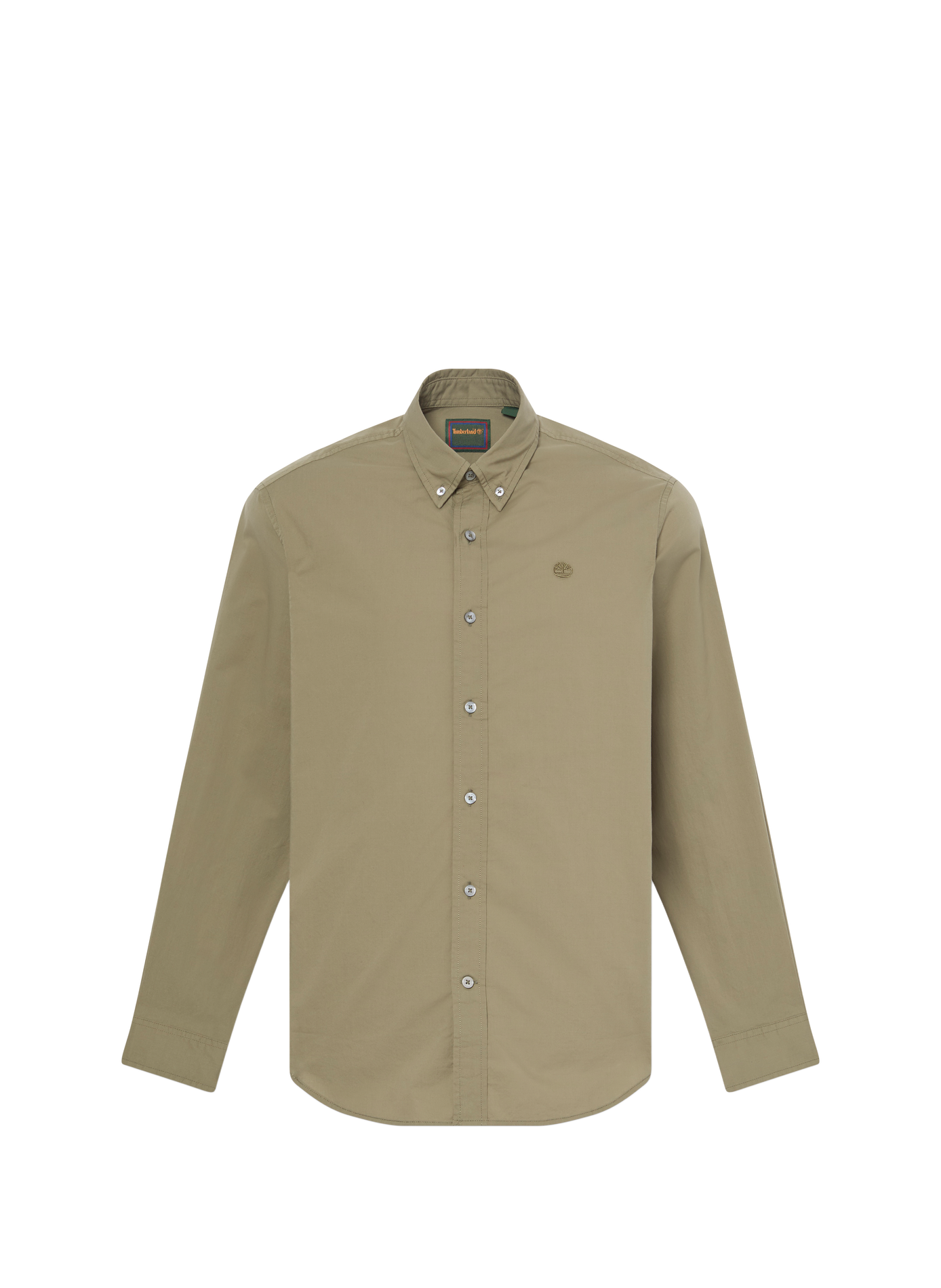 Chemise slim en coton TIMBERLAND Kaki