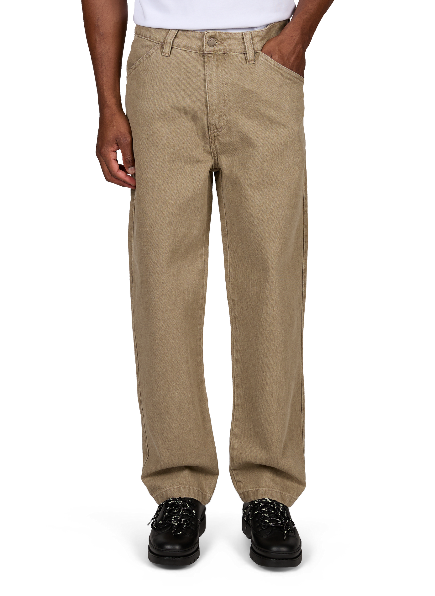 Baumwolljeans FAGUO Beige