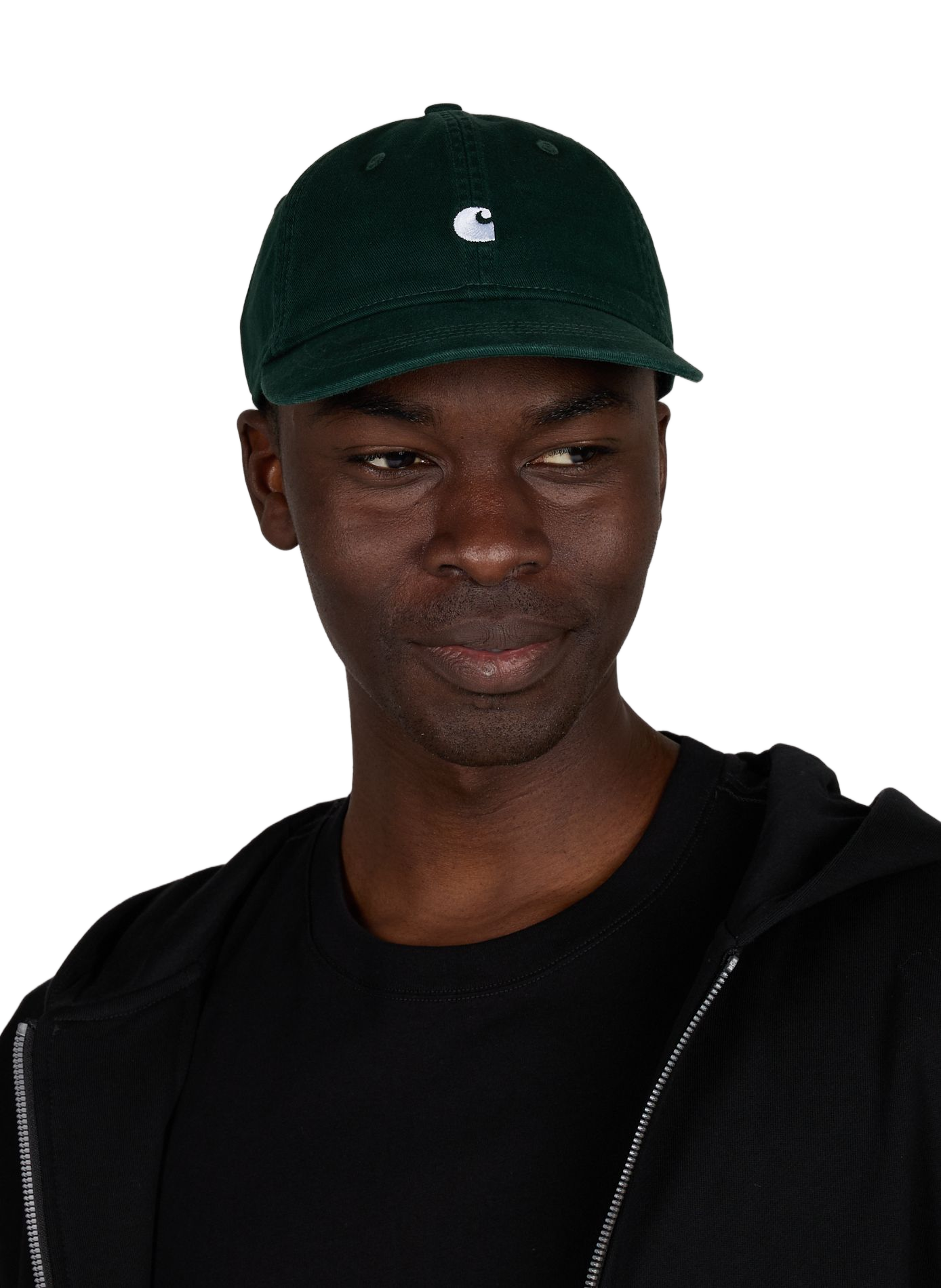 Geborduurde katoenen pet CARHARTT WIP Groen