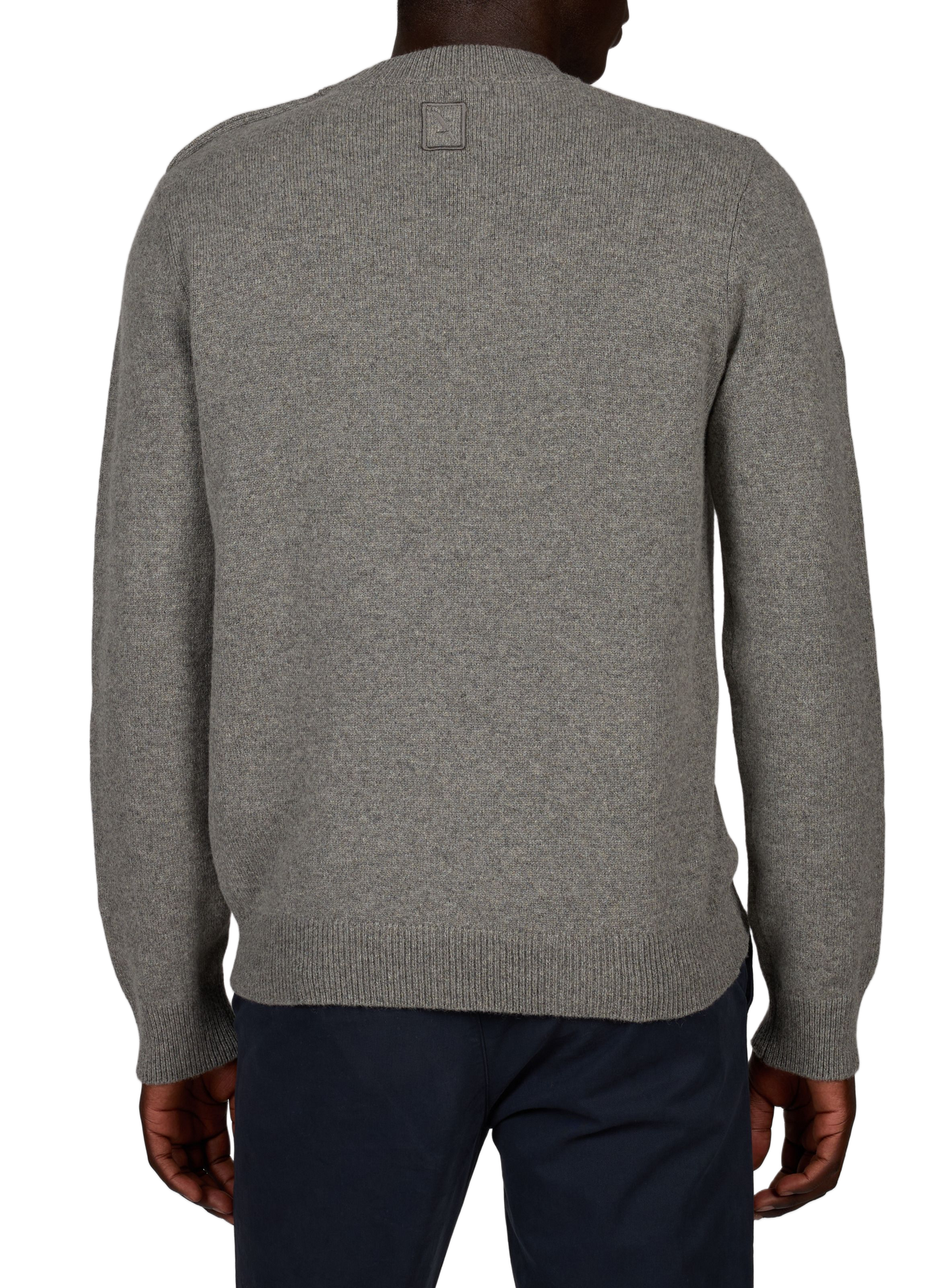 Pull droit col montant en laine mélangée AIGLE Gris