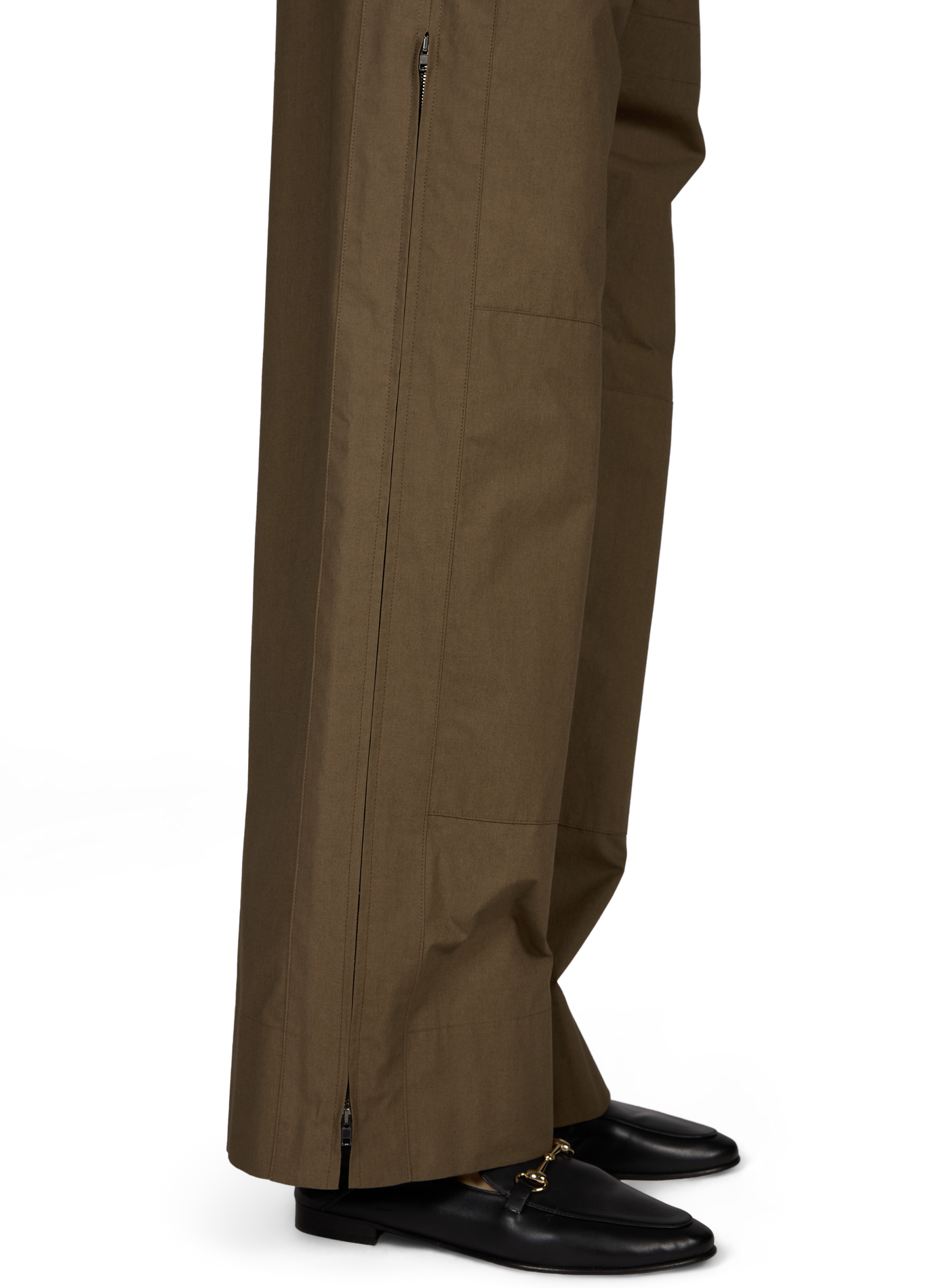 Pantalon droit Gemma en coton CALVIN KLEIN COLLECTION Gris