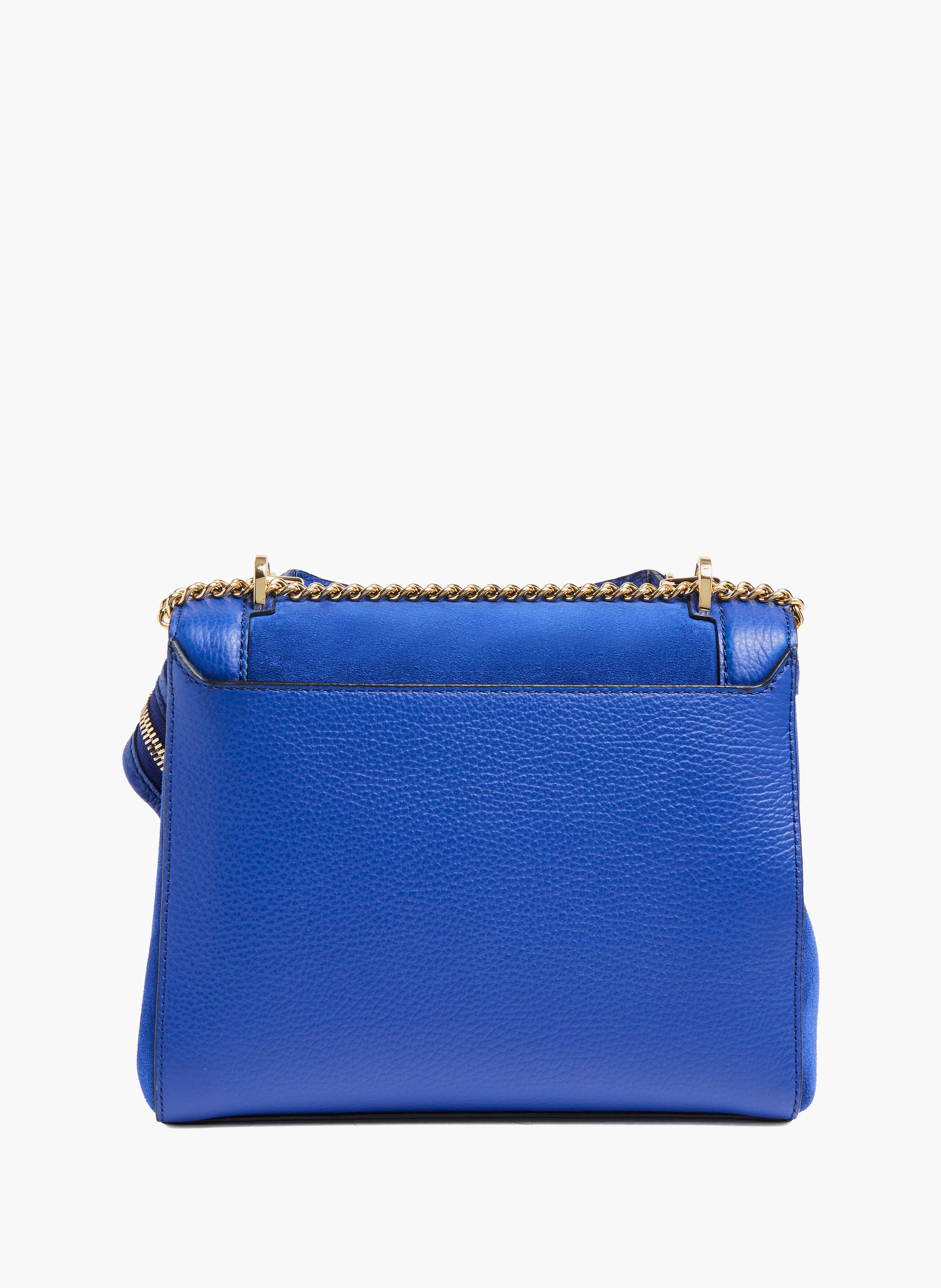 Sac à rabat ninon m by lancel - cuir de veau suédé, outremer LANCEL Bleu
