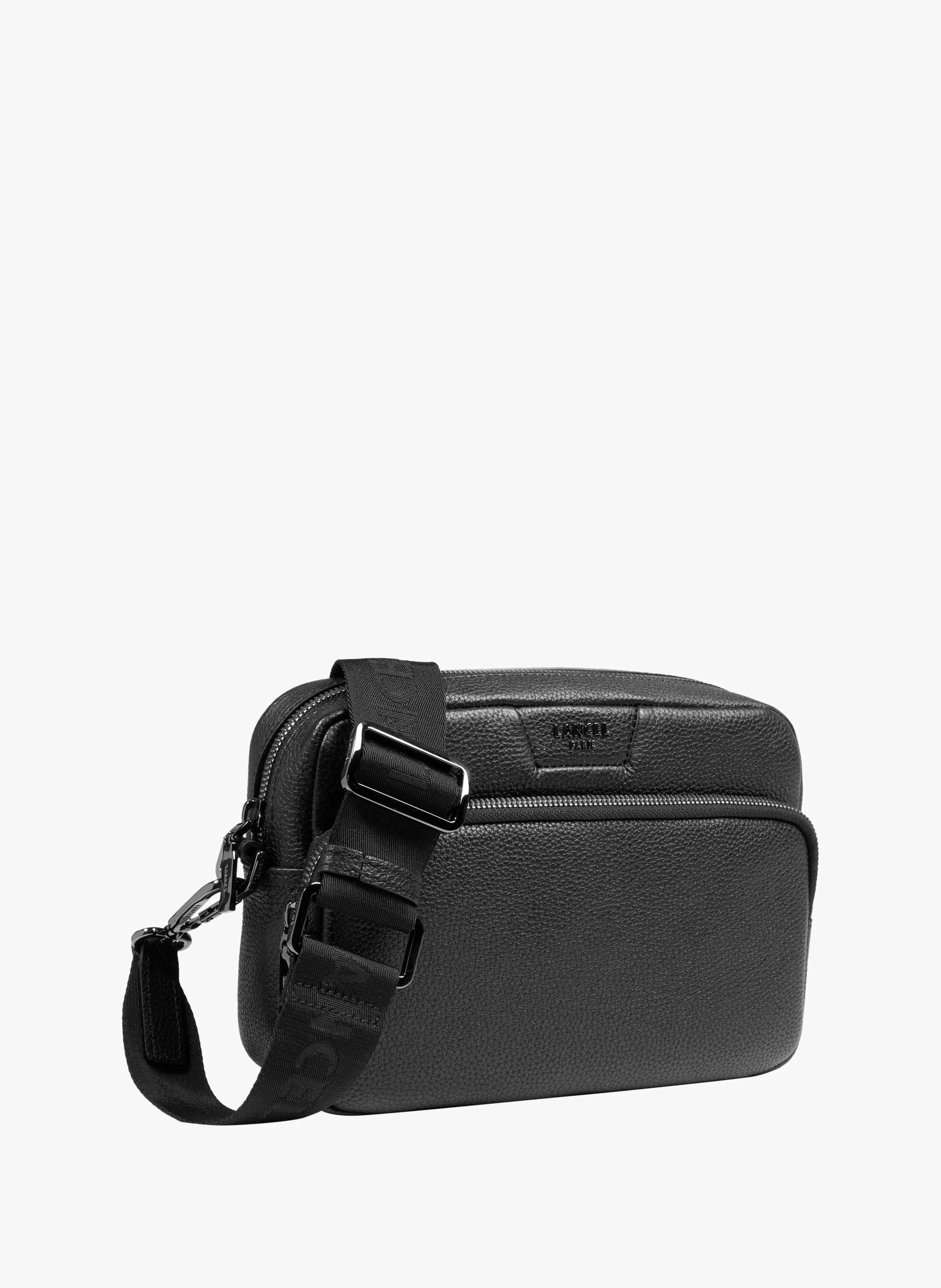 Sac caméra côme de lancel en cuir LANCEL Noir