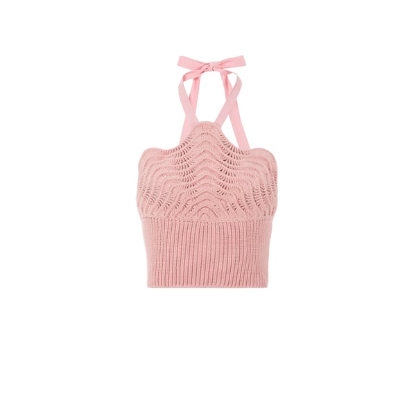 Top dos-nu en crochet