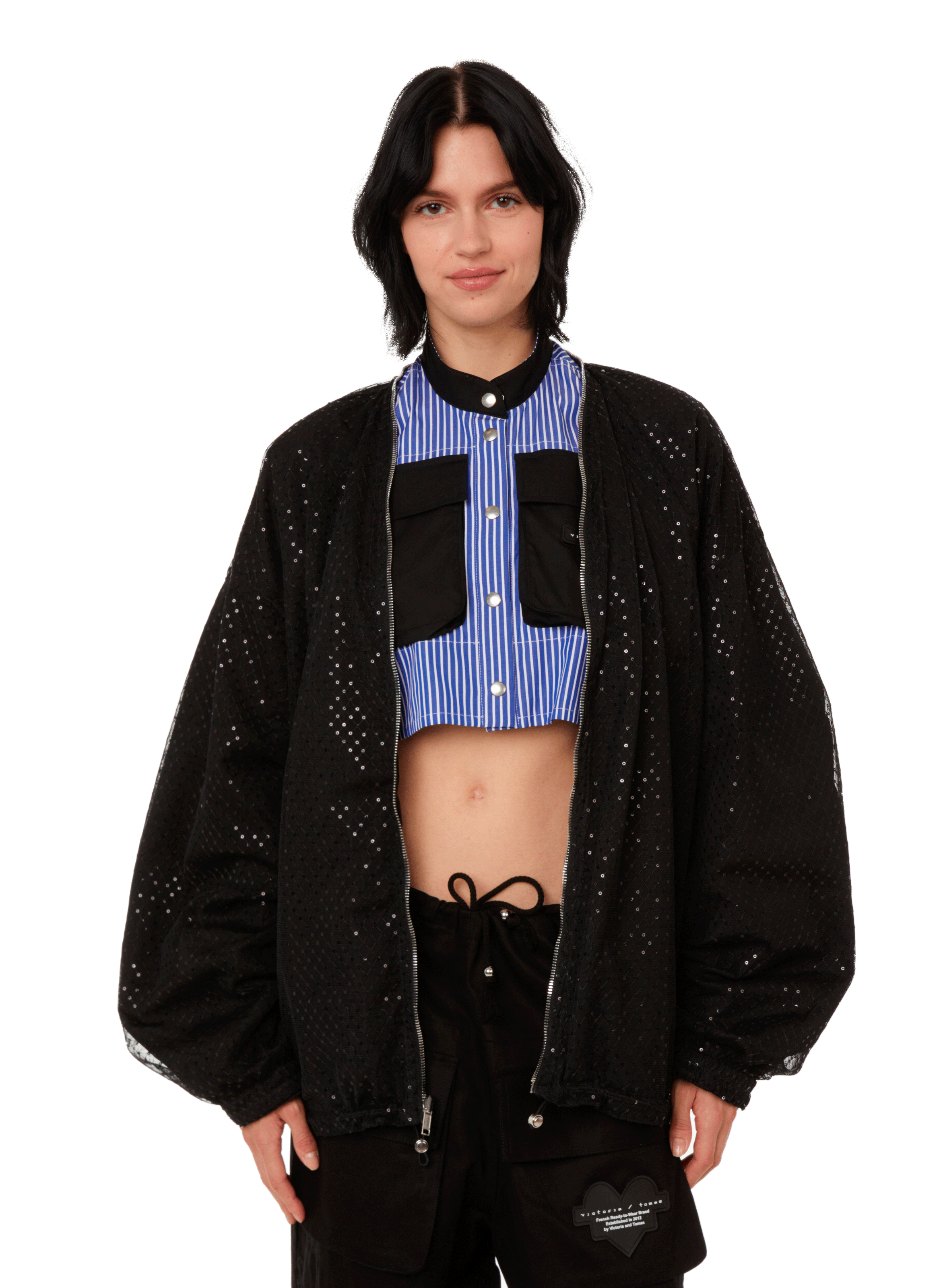 Veste r�versible en nylon VICTORIA/TOMAS