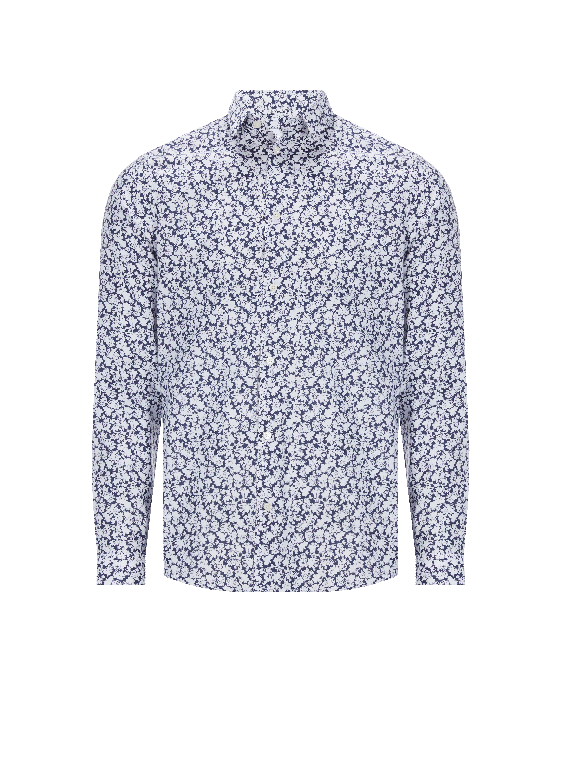 Printed cotton shirt AU PRINTEMPS PARIS Blue