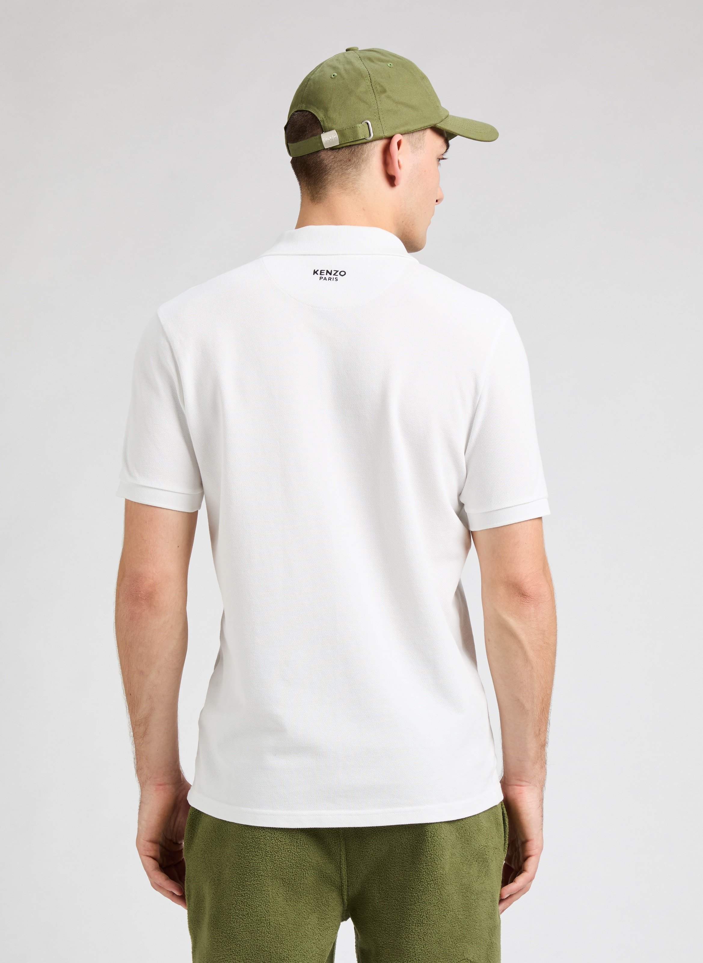 Embroidered Pop Polo KENZO White