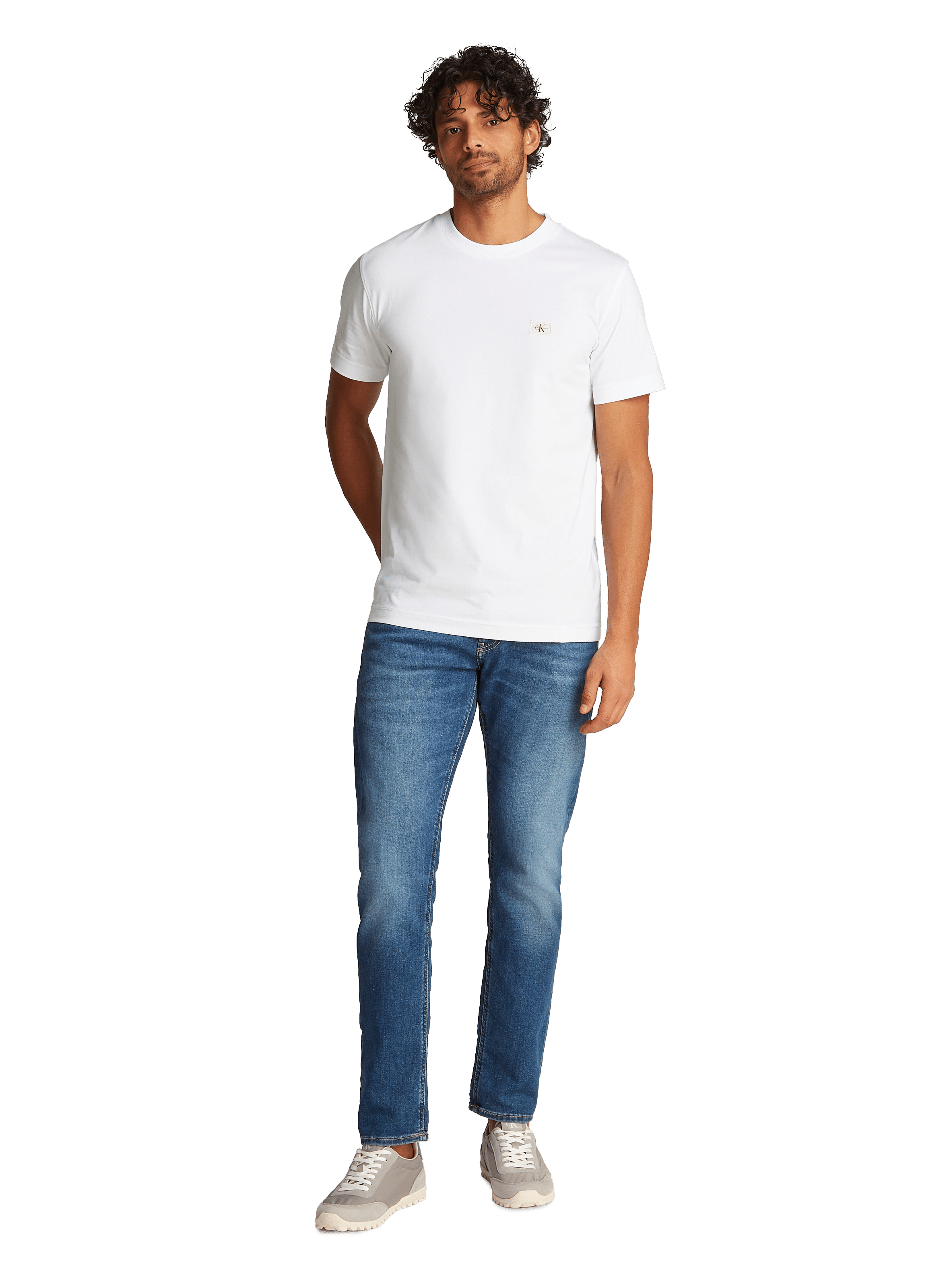 Cotton T-shirt CALVIN KLEIN White