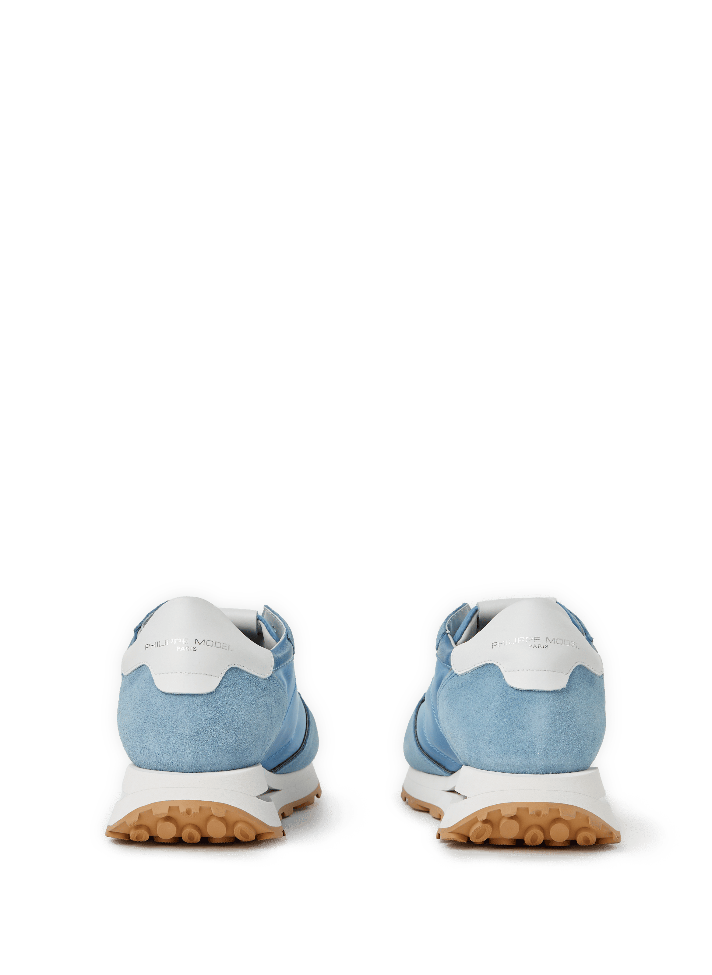 Baskets bi matière  PHILIPPE MODEL Bleu