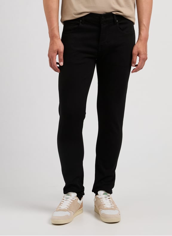 Jean slim en coton mélangé Noir by 7 FOR ALL MANKIND 7 FOR ALL MANKIND Jean slim en coton mélangé Noir