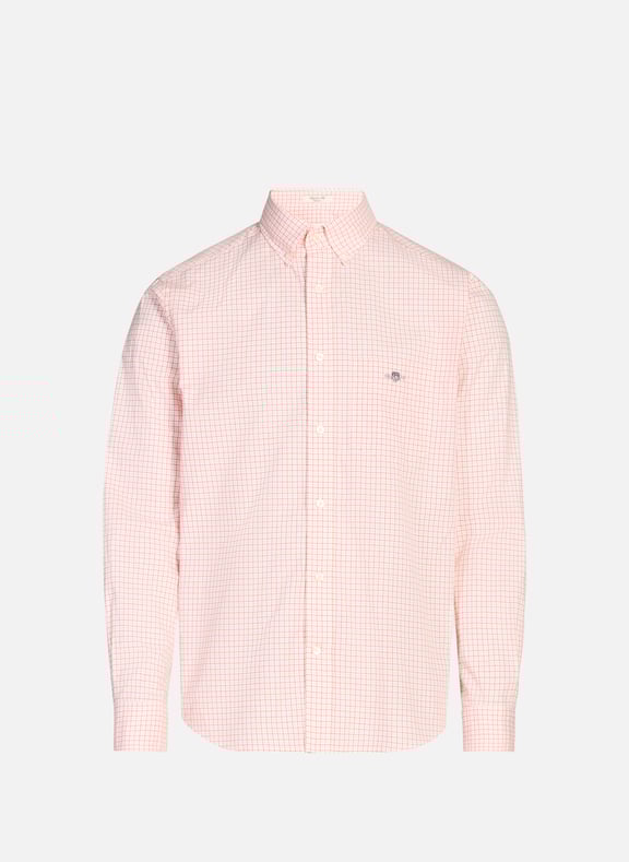 Chemise à carreaux en coton Orange by GANT GANT Chemise à carreaux en coton Orange